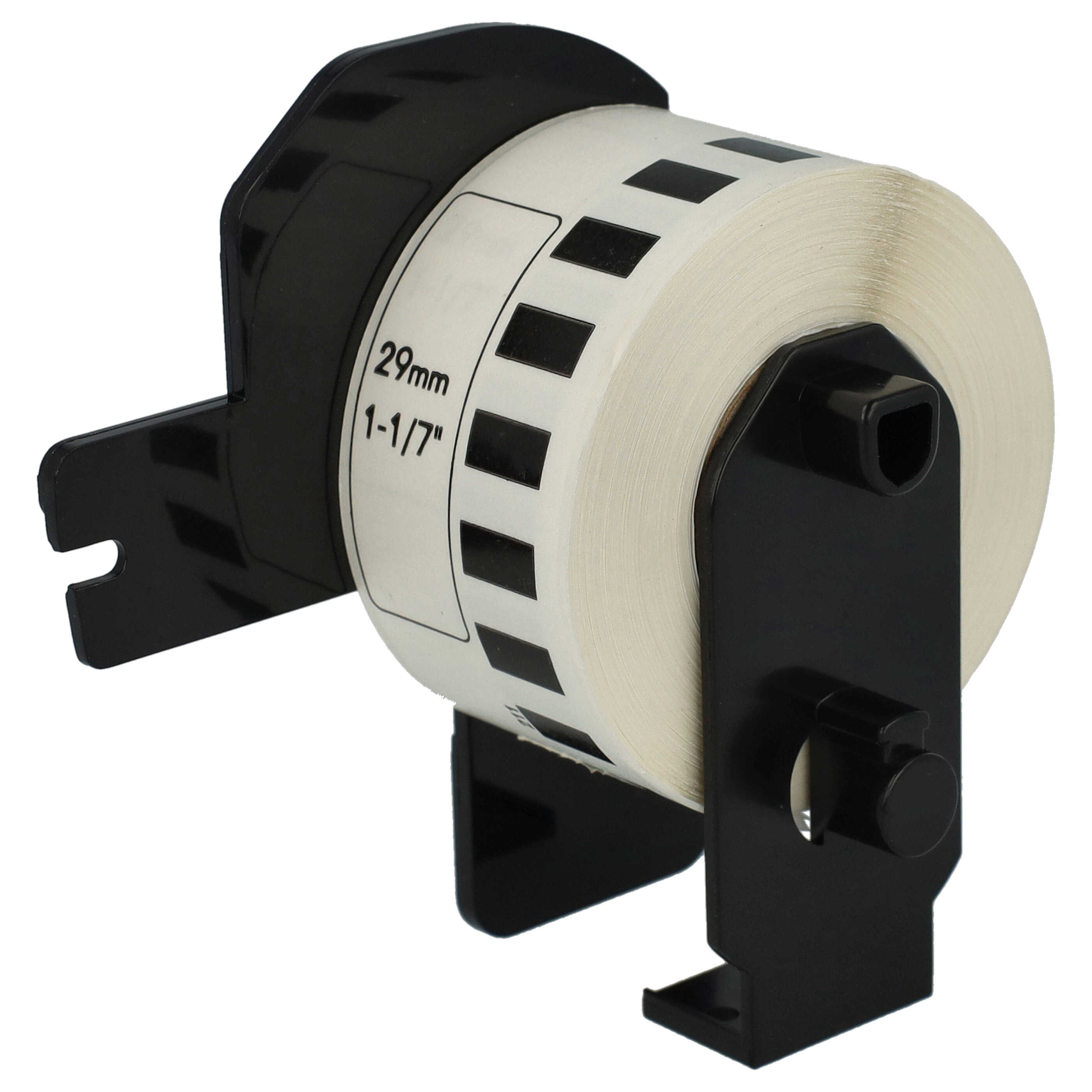 3x Label Roll replaces Brother DK-22211 Labeller - 29 mm x 15.24 m + Holder