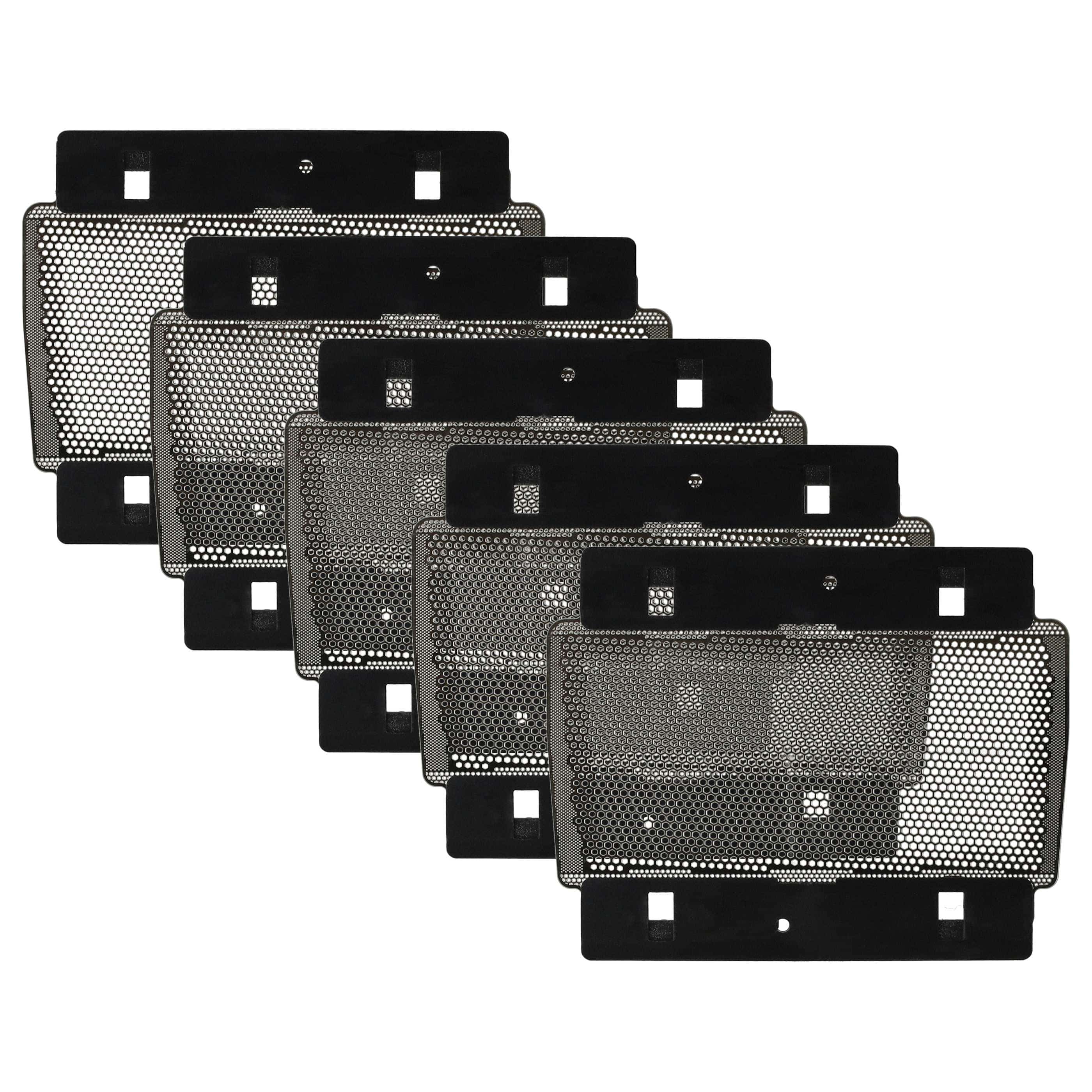 5x płytka goląca do golarki Braun zam. Braun 3000 Interface - srebrny / szary