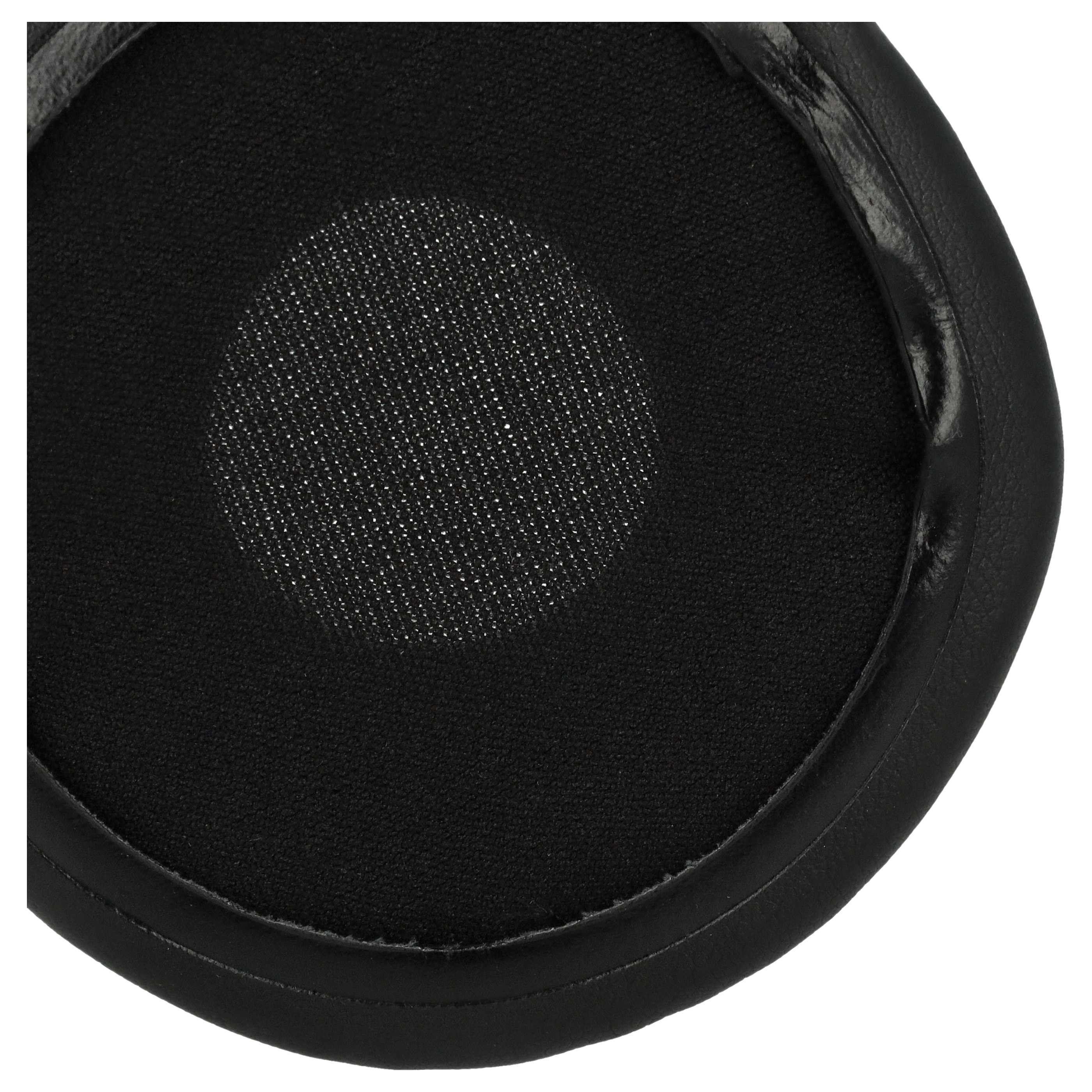 2x Ear Pads suitable for Sony V150 Headphones etc. - foam / synthetic leather, 6.8 cm External Diameter