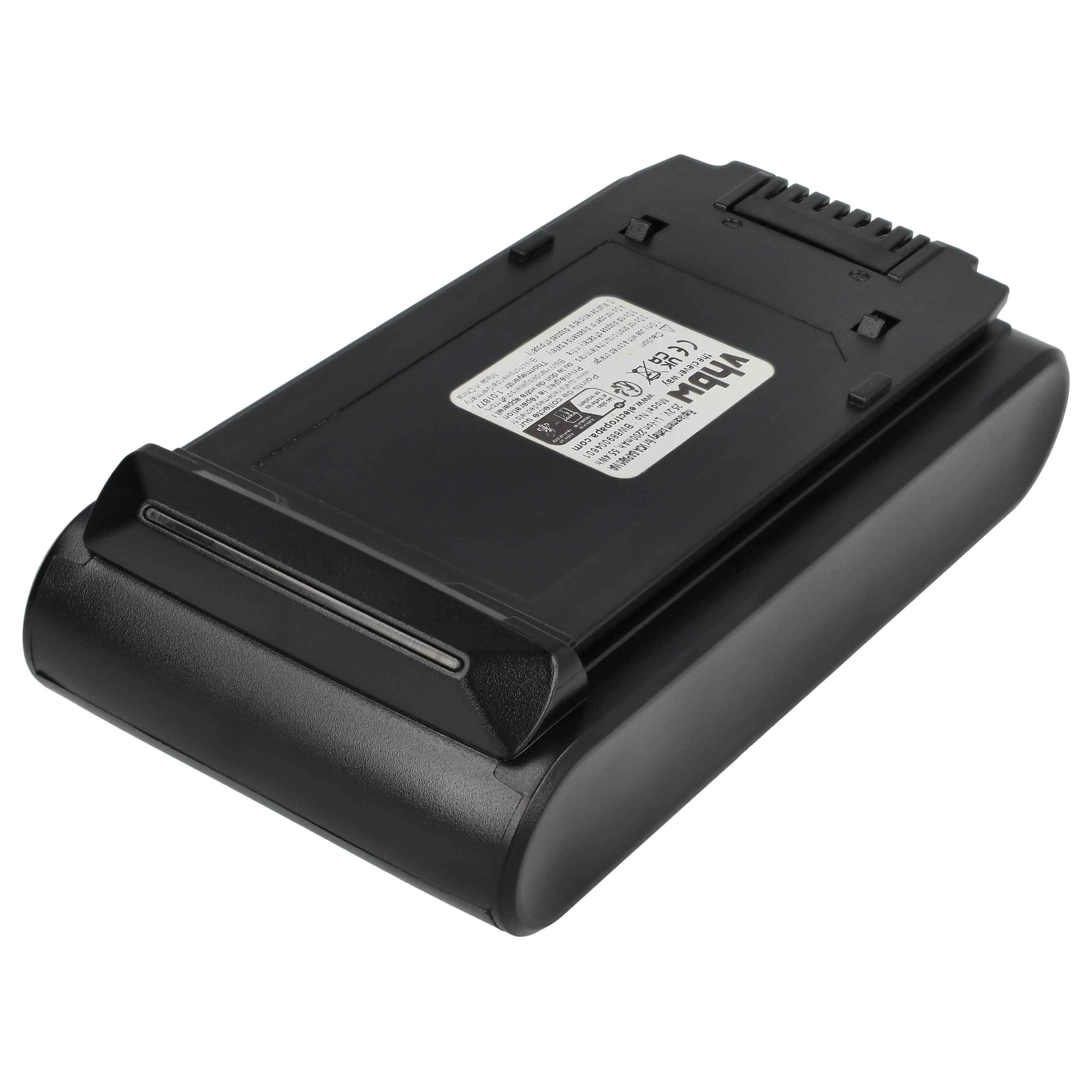 Batteria sostituisce Samsung DJ96-00242A, VCA-SAPA95/WA, VCA-SBTA95 per aspirapolvere - 2200mAh 25,2V Li-Ion