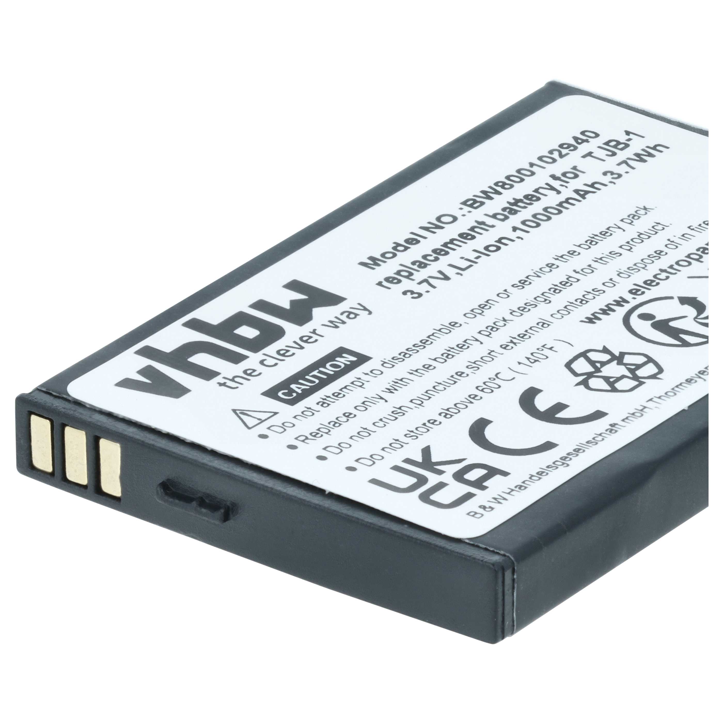 Akumulator do telefonu smartfona zamiennik Swissvoice TJB-1 - 1000 mAh 3,7 V Li-Ion