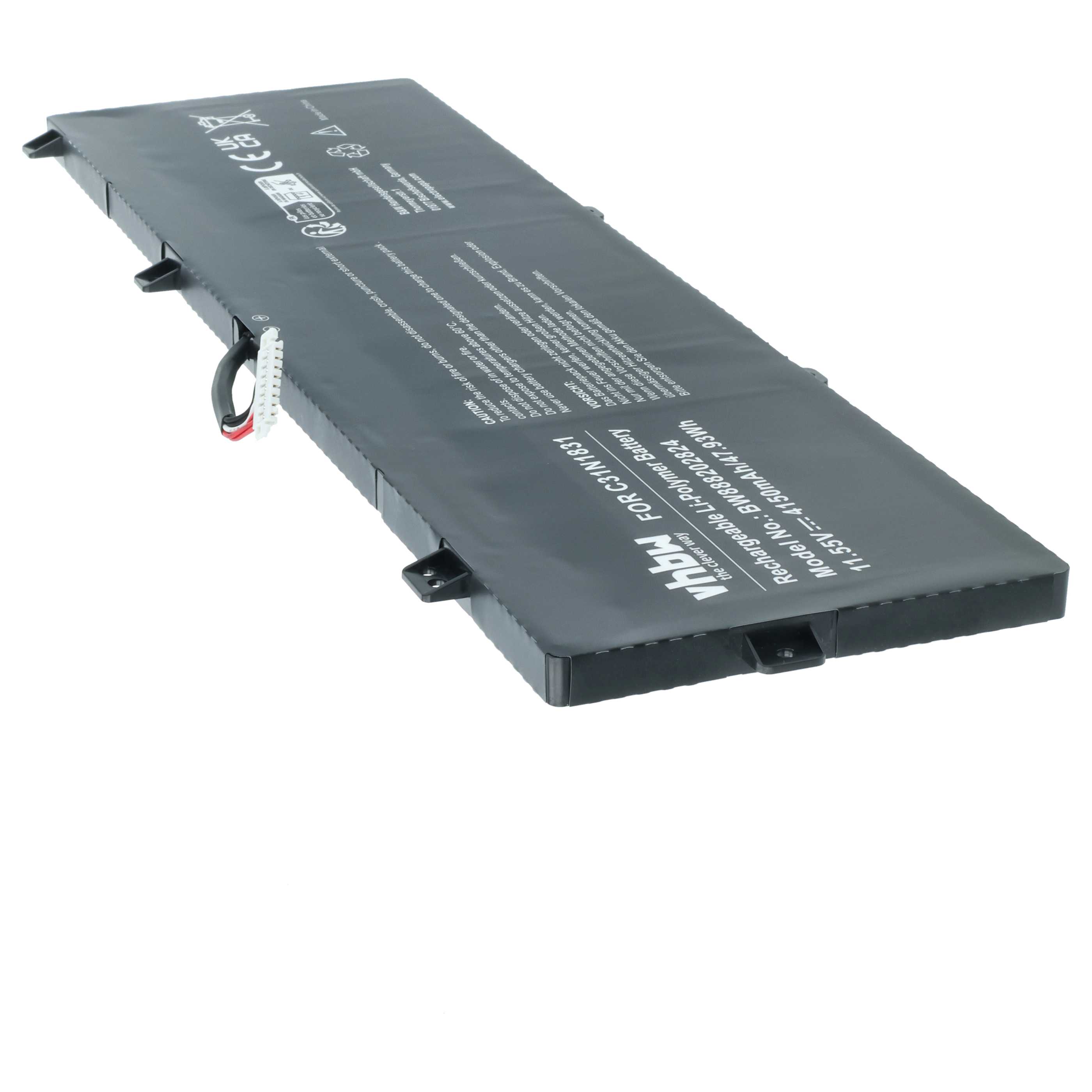Akumulator do laptopa zamiennik Asus C31N1831, 0B200-03630000, 0B200-03330200 - 4150 mAh 11,55 V LiPo