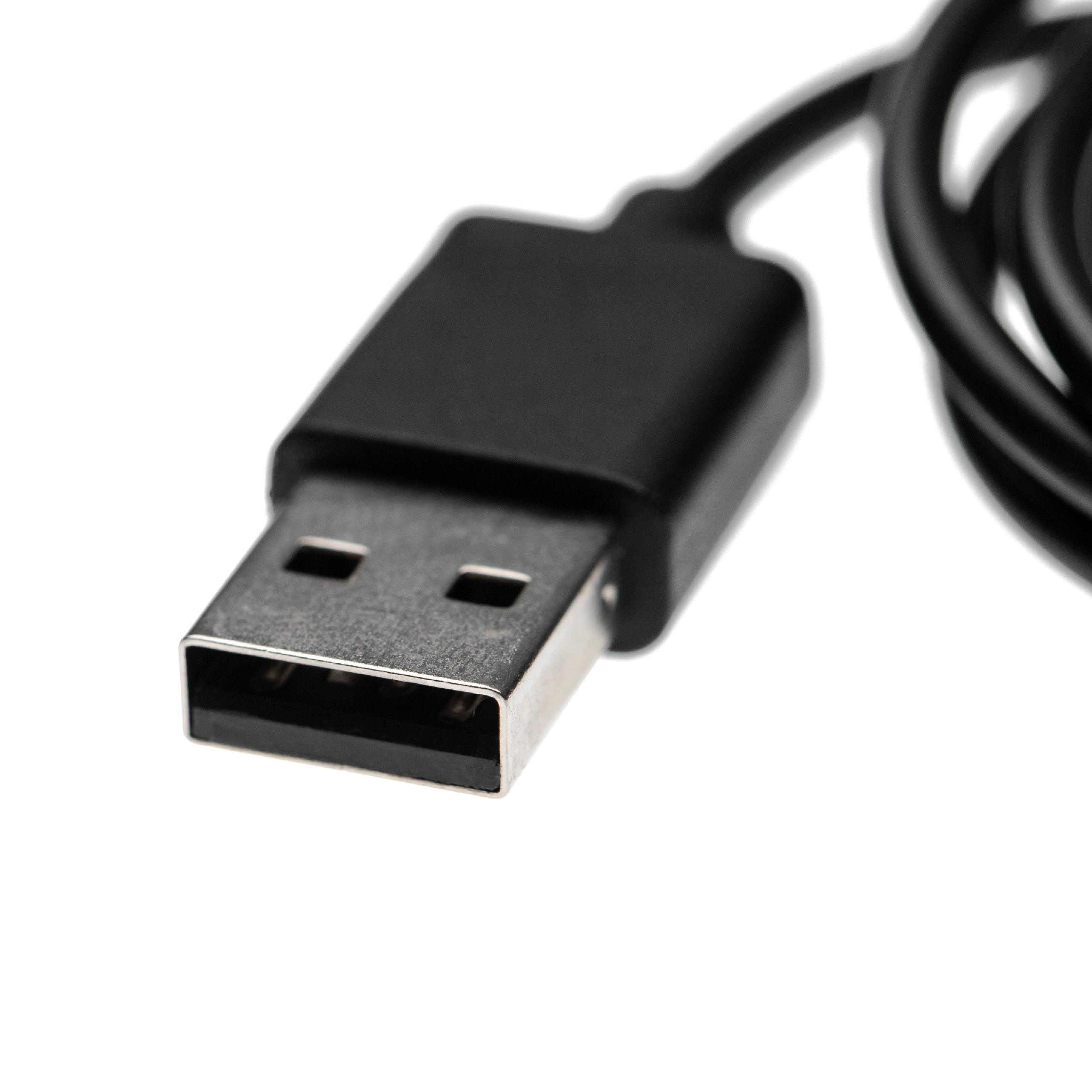 Ladeschale als Ersatz für Emporio Armani ART9801 - 100 cm Kabel, Magnetisch, USB-Stecker