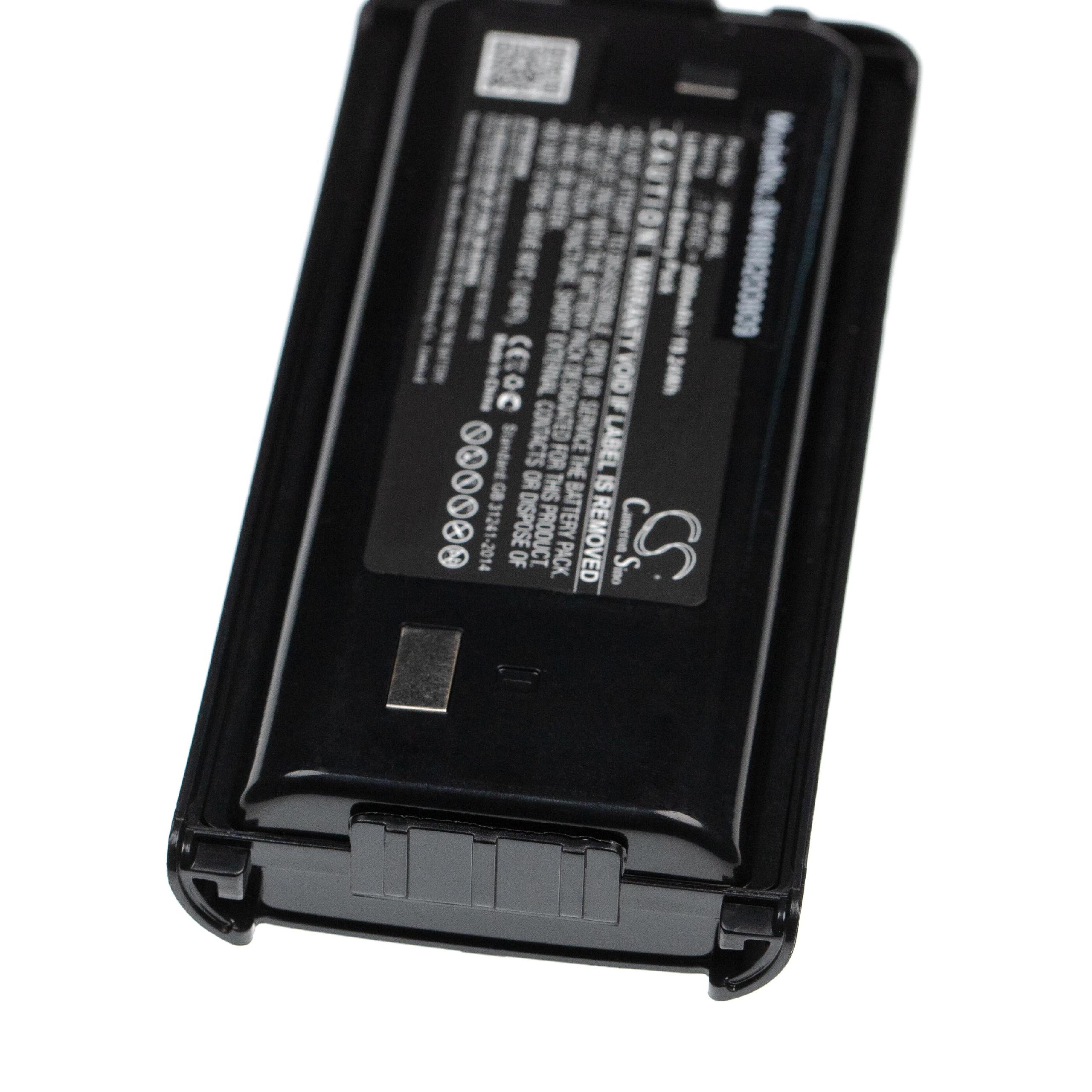 Radio Battery replaces Kenwood KNB-69L - 2600 mAh 7.4 V Li-Ion