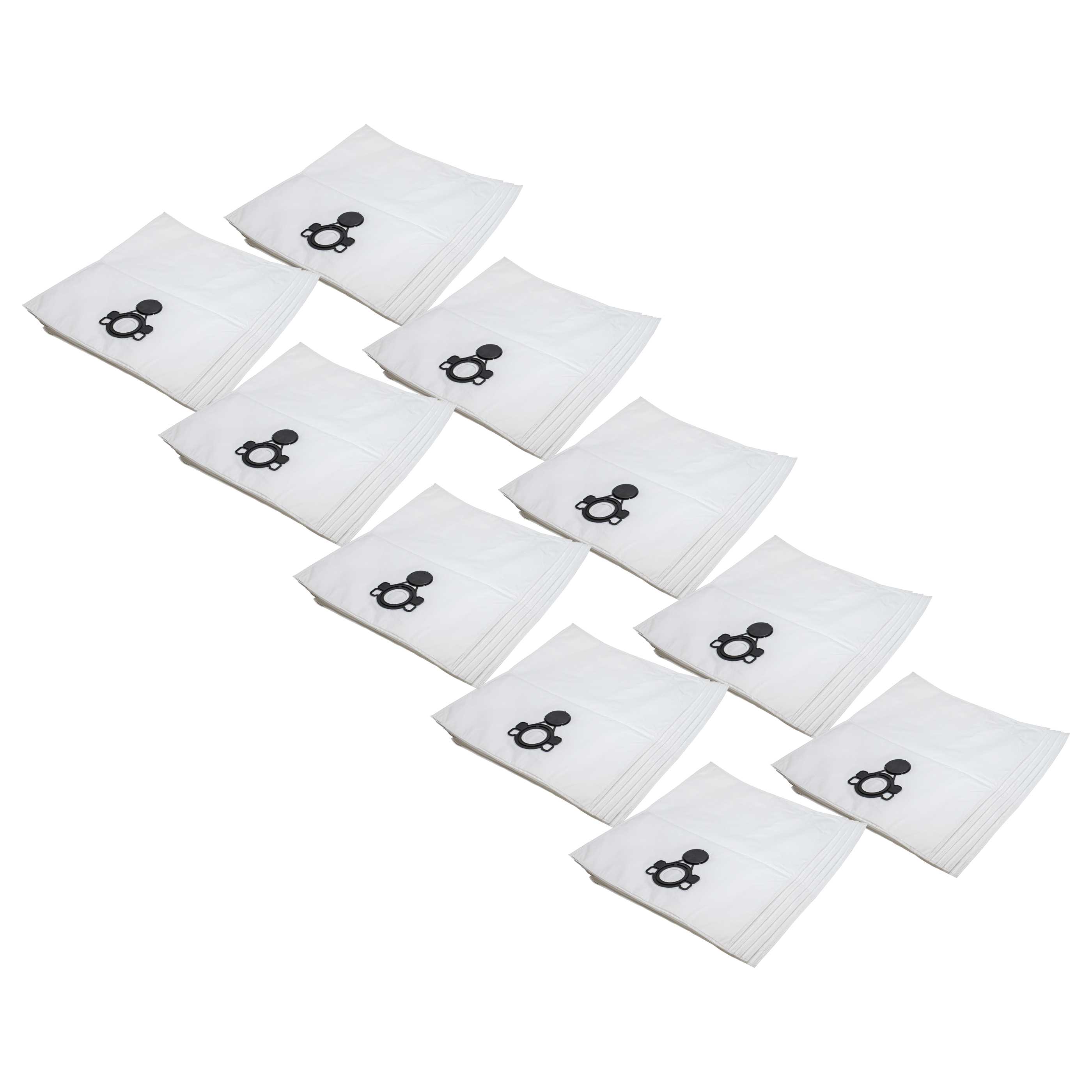 50x Sac remplace Mirka 842028044518, 8999700211 pour aspirateur Mirka - microfibre non tissée