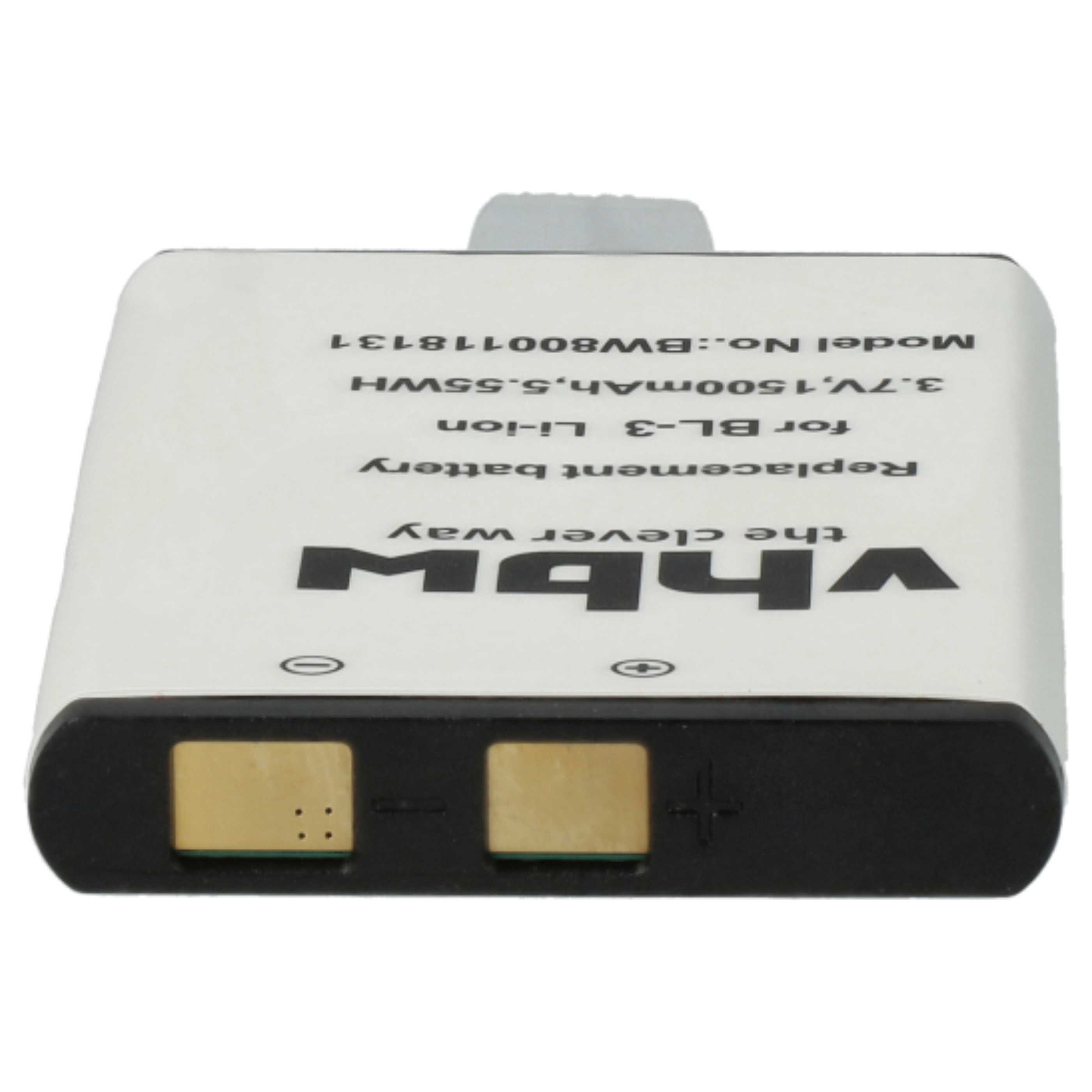 Batteria (2x pezzo) per dispositivo radio sostituisce Baofeng BL-3 Yaesu - 1500mAh 3,7V Li-Ion