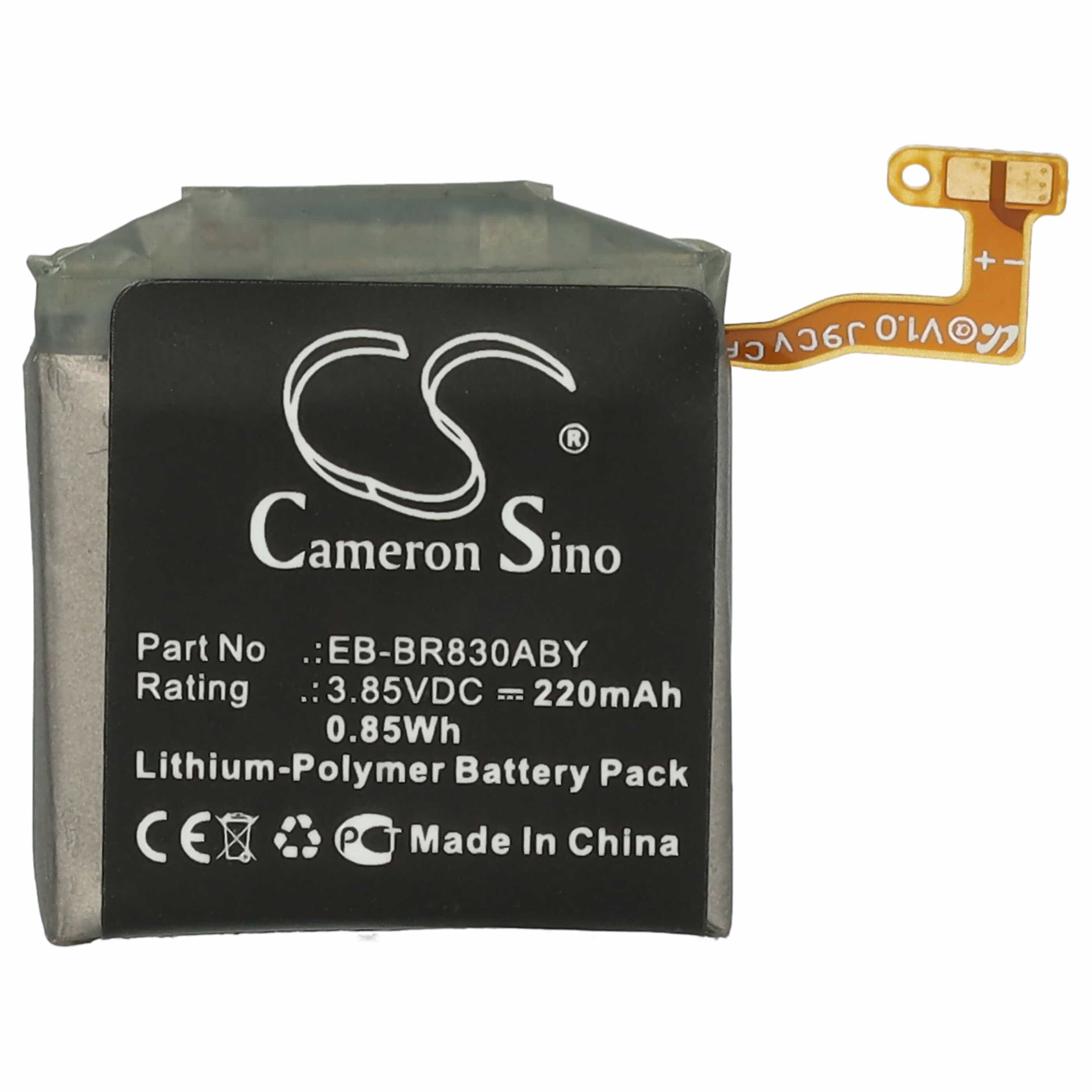 Smartwatch Battery replaces Samsung EB-BR830ABY, GH43-04968A - 220 mAh 3.85 V Li-polymer + Tools