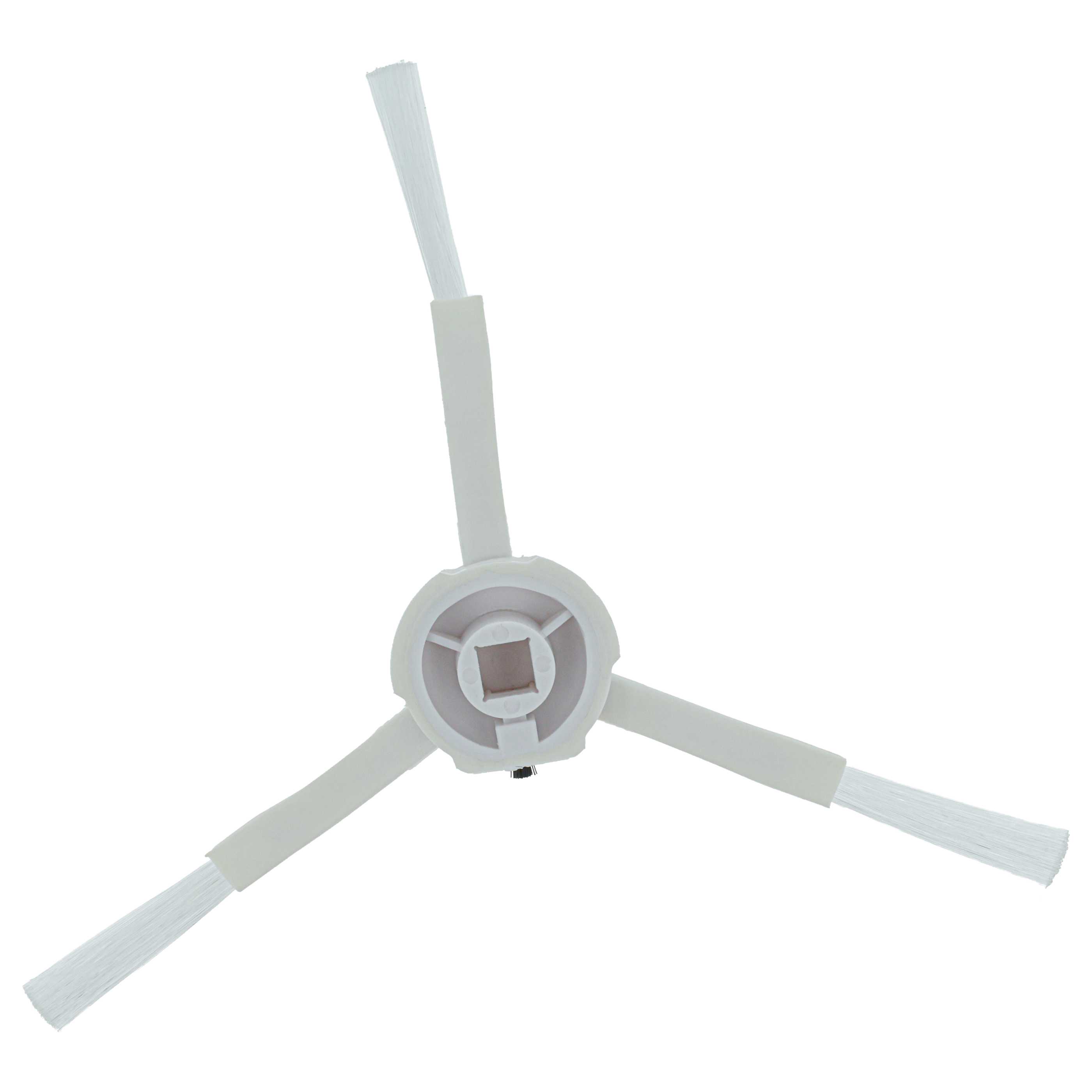 4x Side Brush suitable for Dreame, Xiaomi Mijia 1C Robot Vacuum Cleaner etc. - 3-armed, white