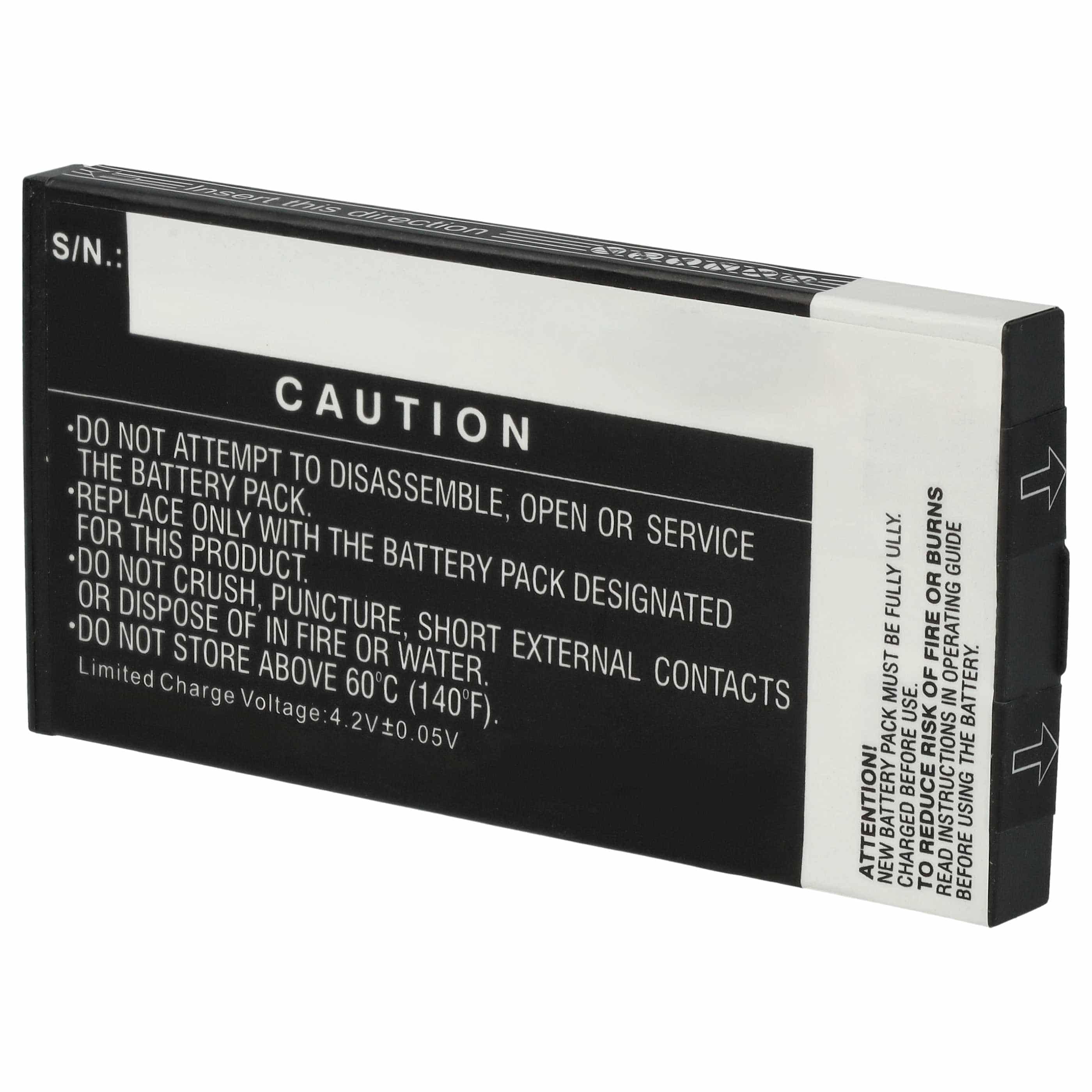Akumulator do nawigacji GPS zamiennik LI-F03-01 - 2100 mAh 3,7 V Li-Ion