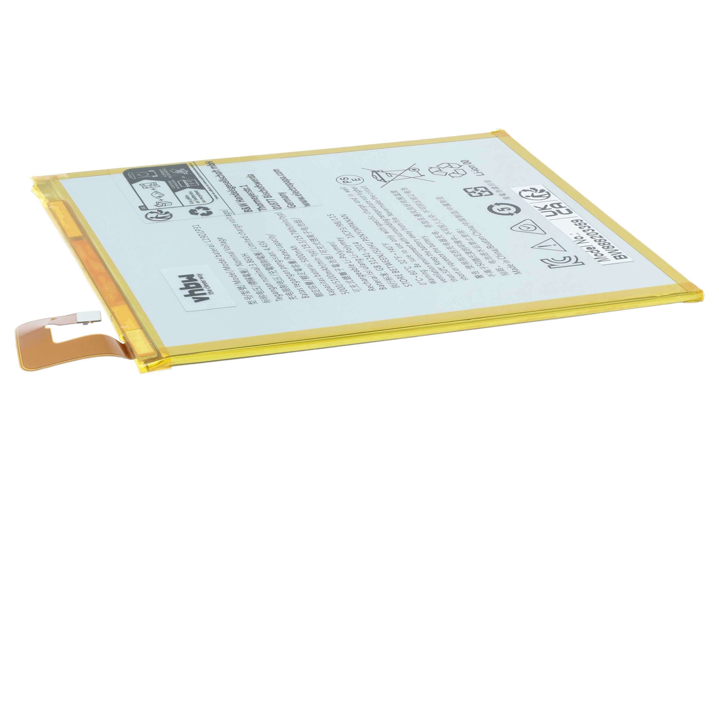 Batteria per tablet sostituisce Lenovo L19D1P31 - 5000mAh 3,86V Li-Poly
