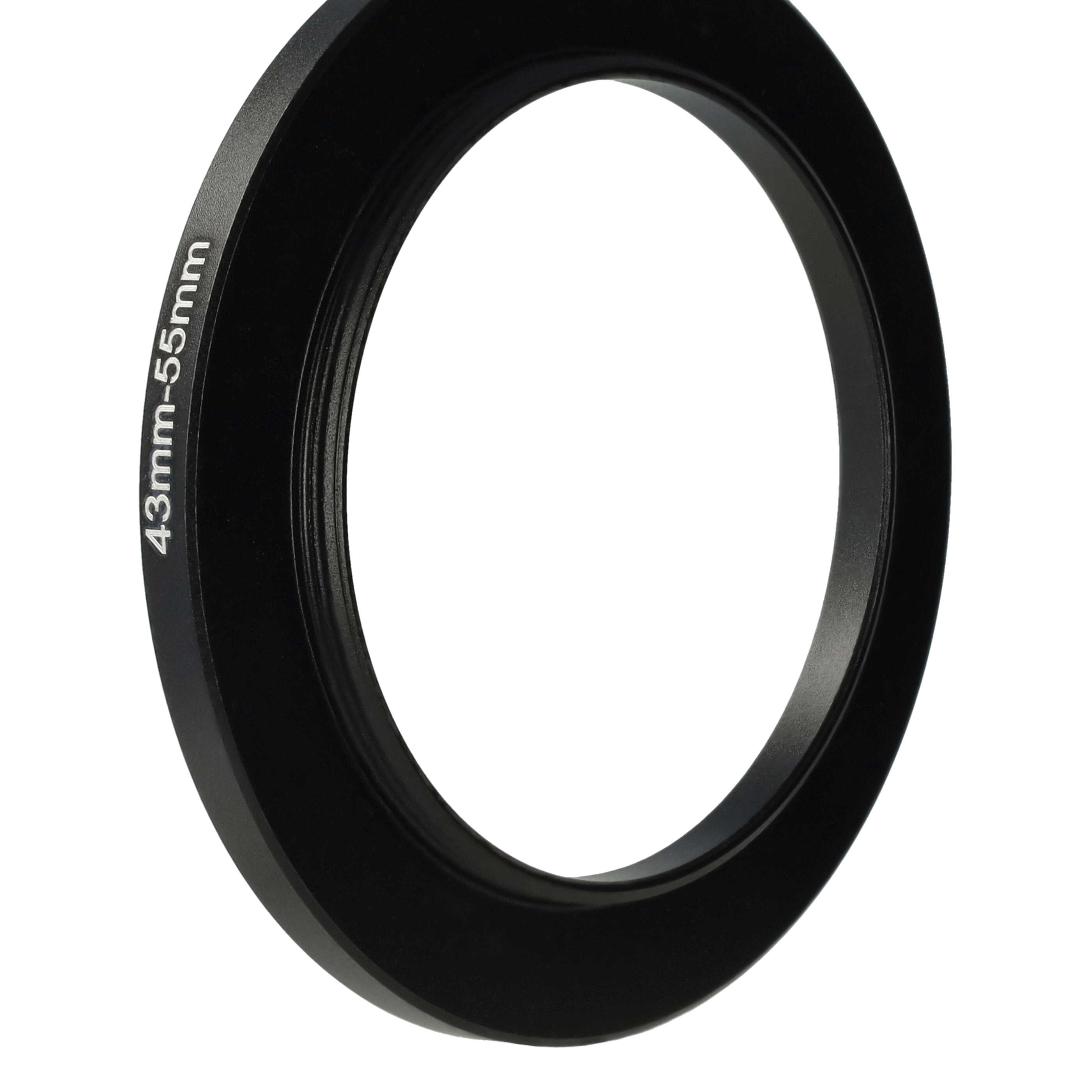 Step-Up Ring Adapter of 43 mm to 55 mm for various Camera Lens - Filter Adapter