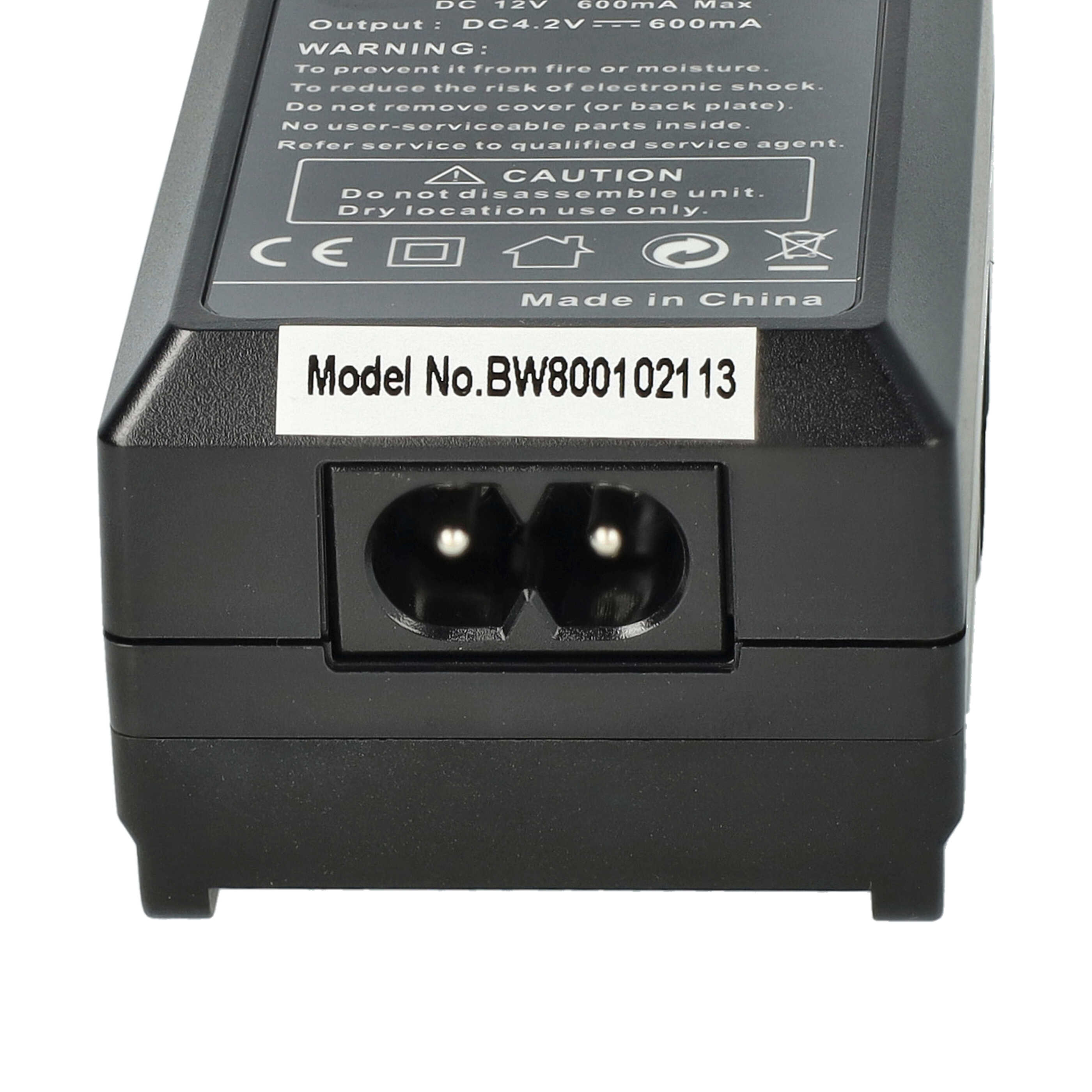 Battery Charger suitable for Leica D-Lux DMC-LX5, DMC-LX7, DMC-TZ36, 5 Digital Camera - 0.6 A, 4.2 V