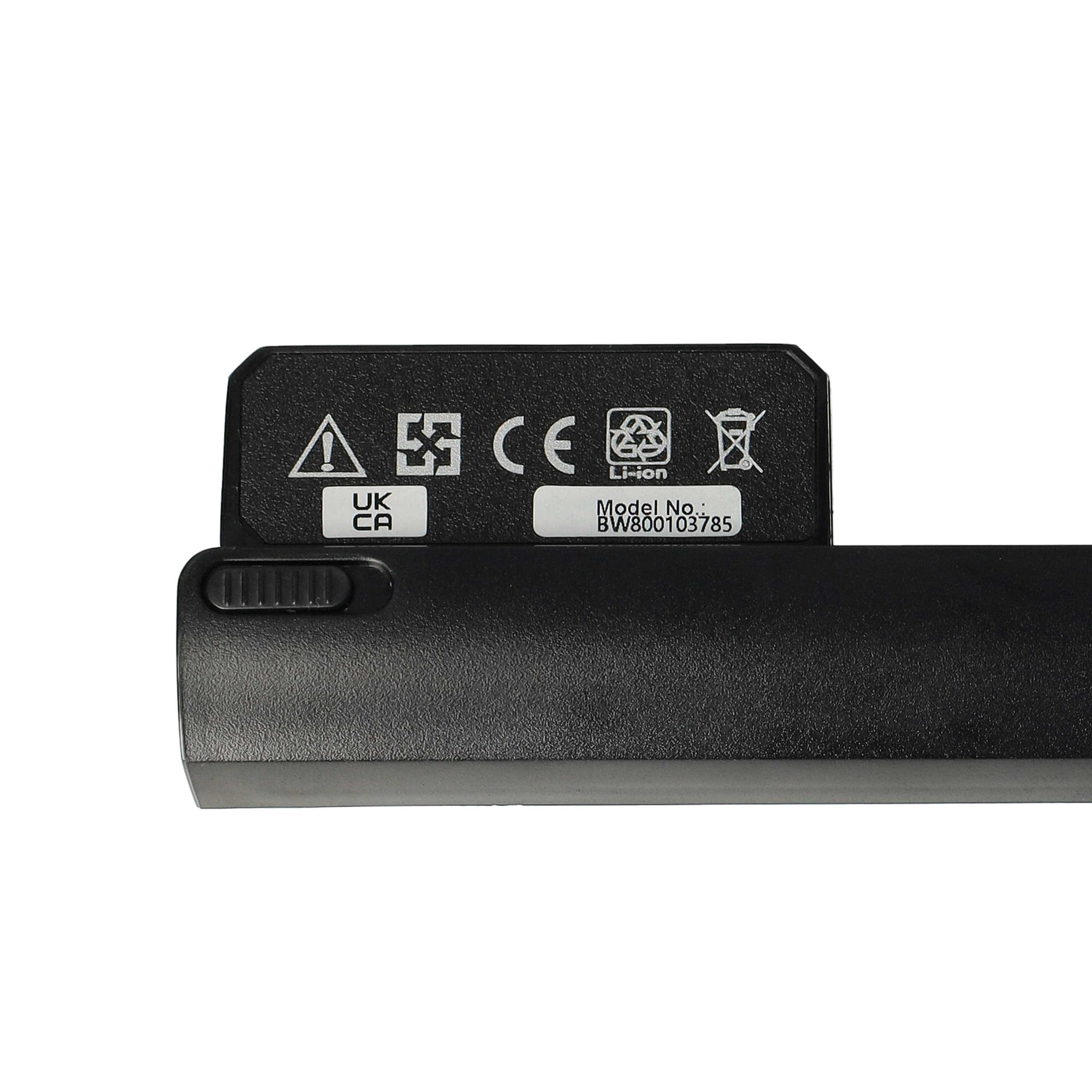 Akumulator do laptopa zamiennik HP 010979-B3T13G01, 582213-121, 582213-421 - 2200 mAh 10,8 V Li-Ion, czarny