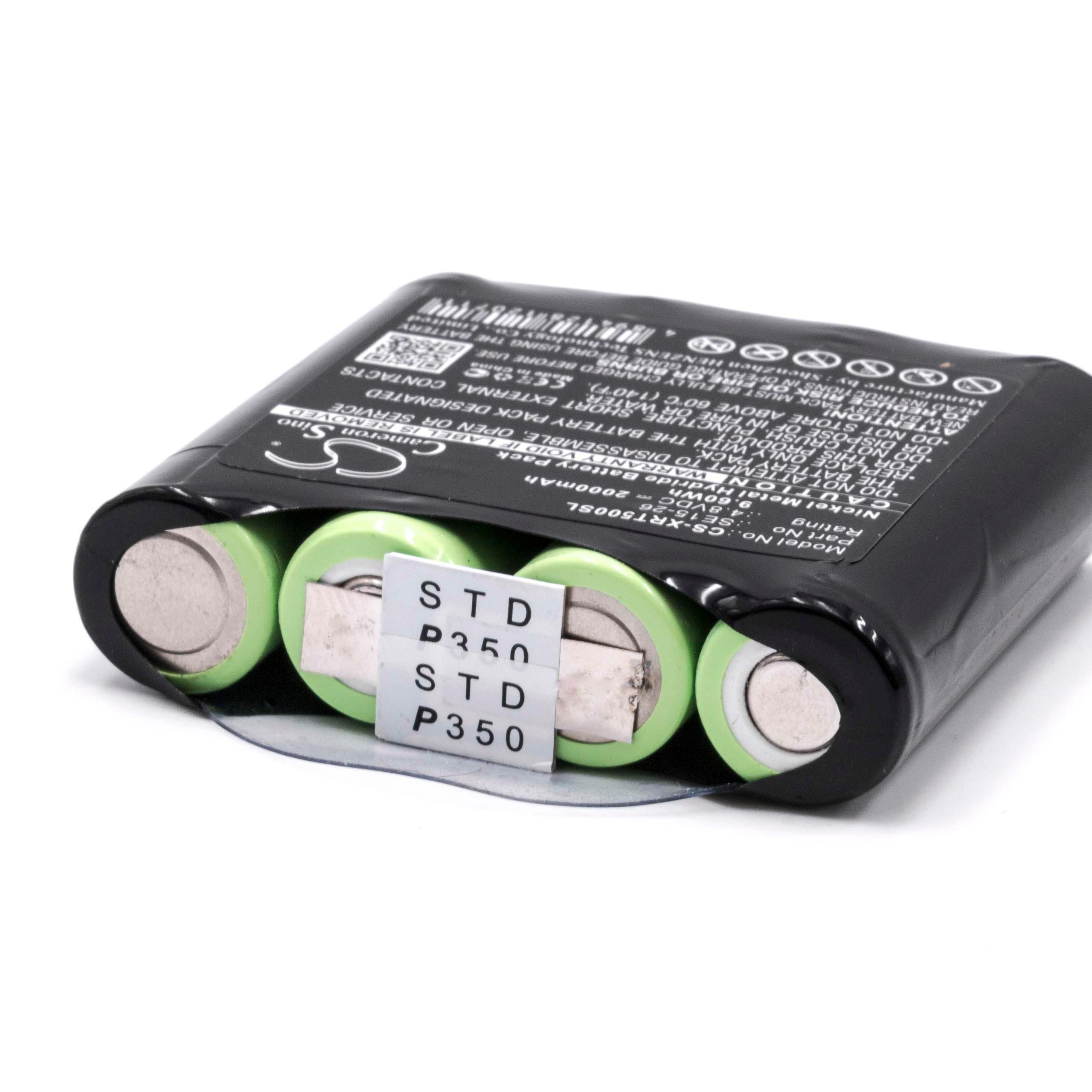 Batería reemplaza X-Rite SE15-26 para dispositivo medición X-Rite - 2000 mAh 4,8 V NiMH