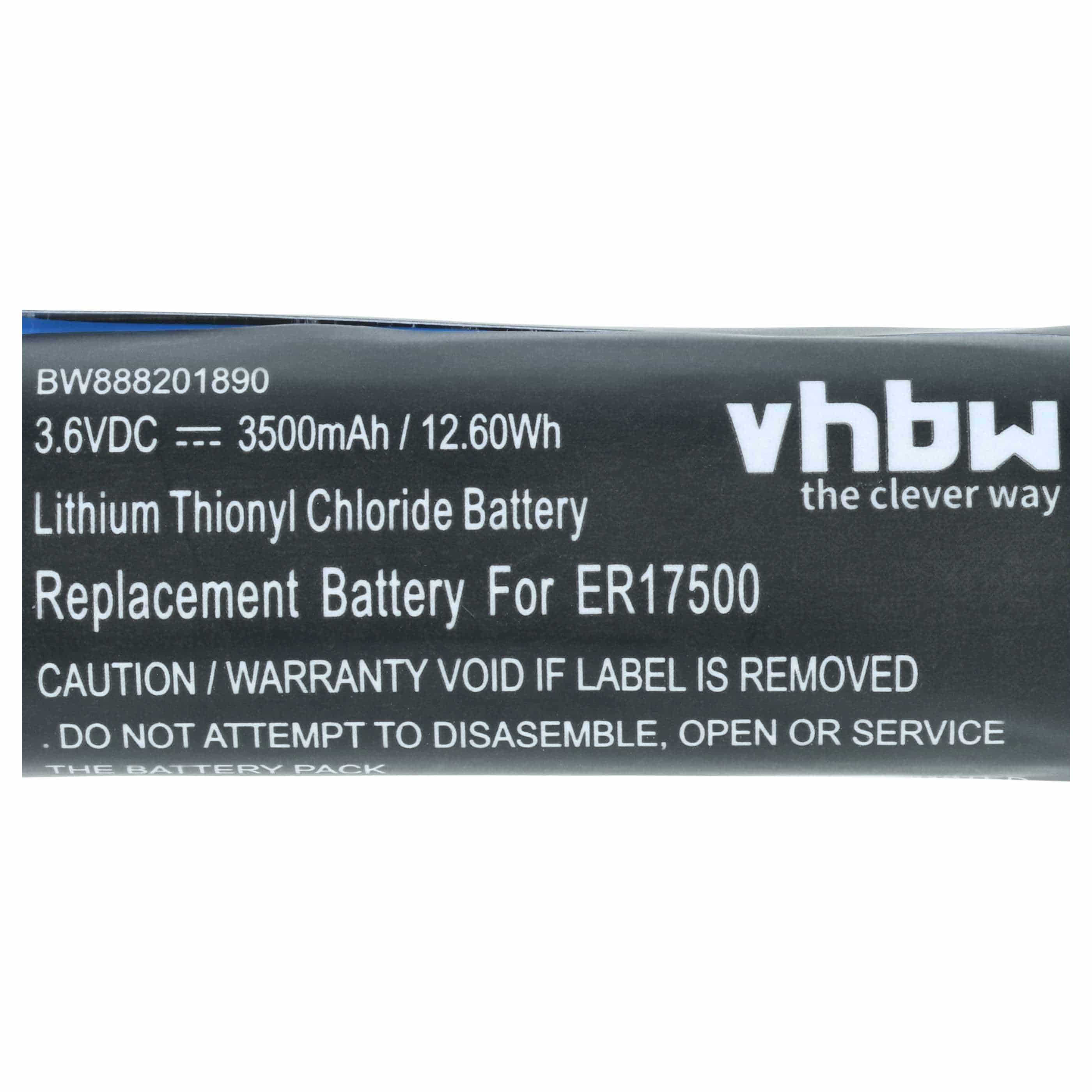 5x Piles remplace Omron CS1W-BAT01 pour unité de contrôle - 3500mAh 3,6V Li-SOCl2