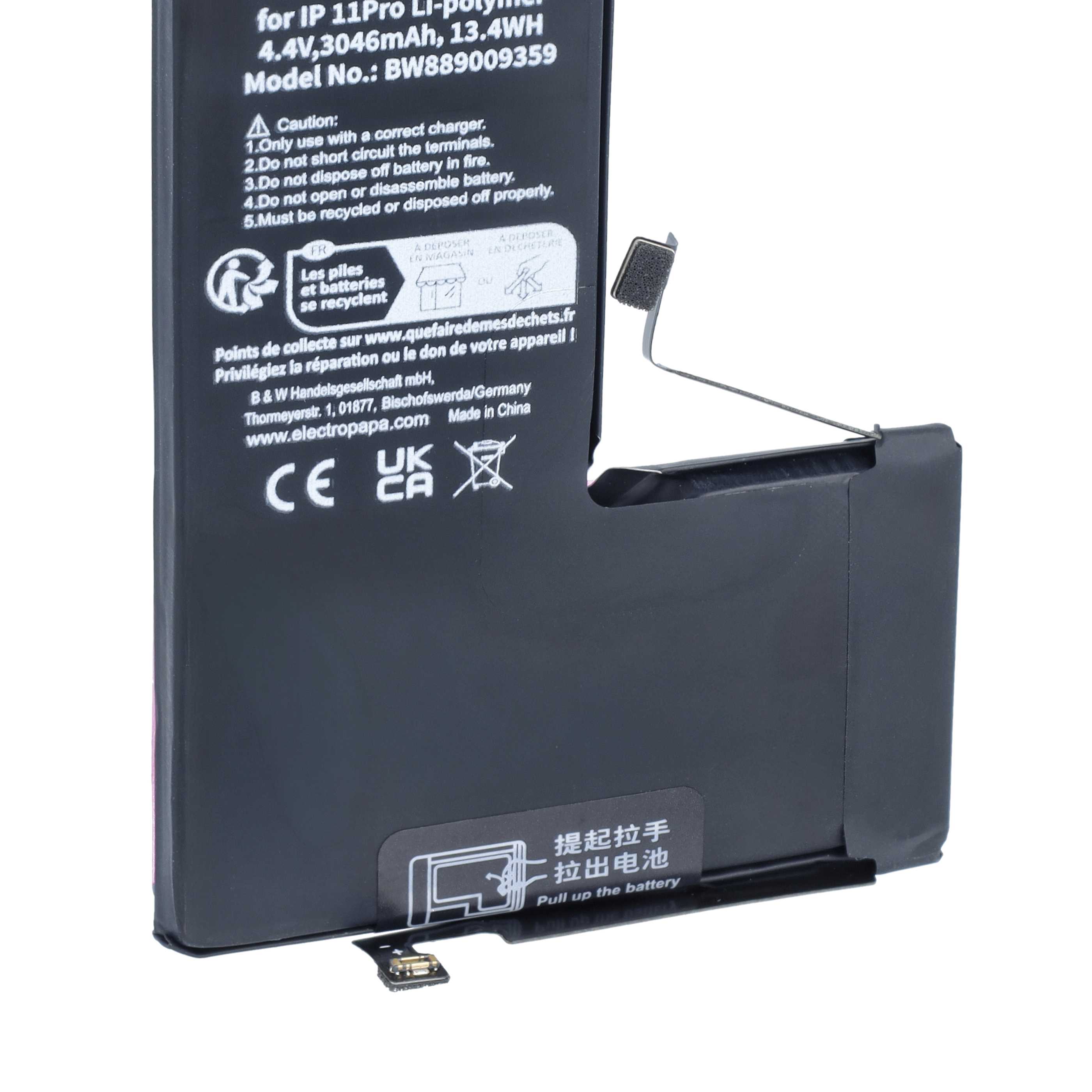 Akku als Ersatz für Apple 616-00659, 616-00660 für Apple - 3046mAh 4,4V Li-Polymer