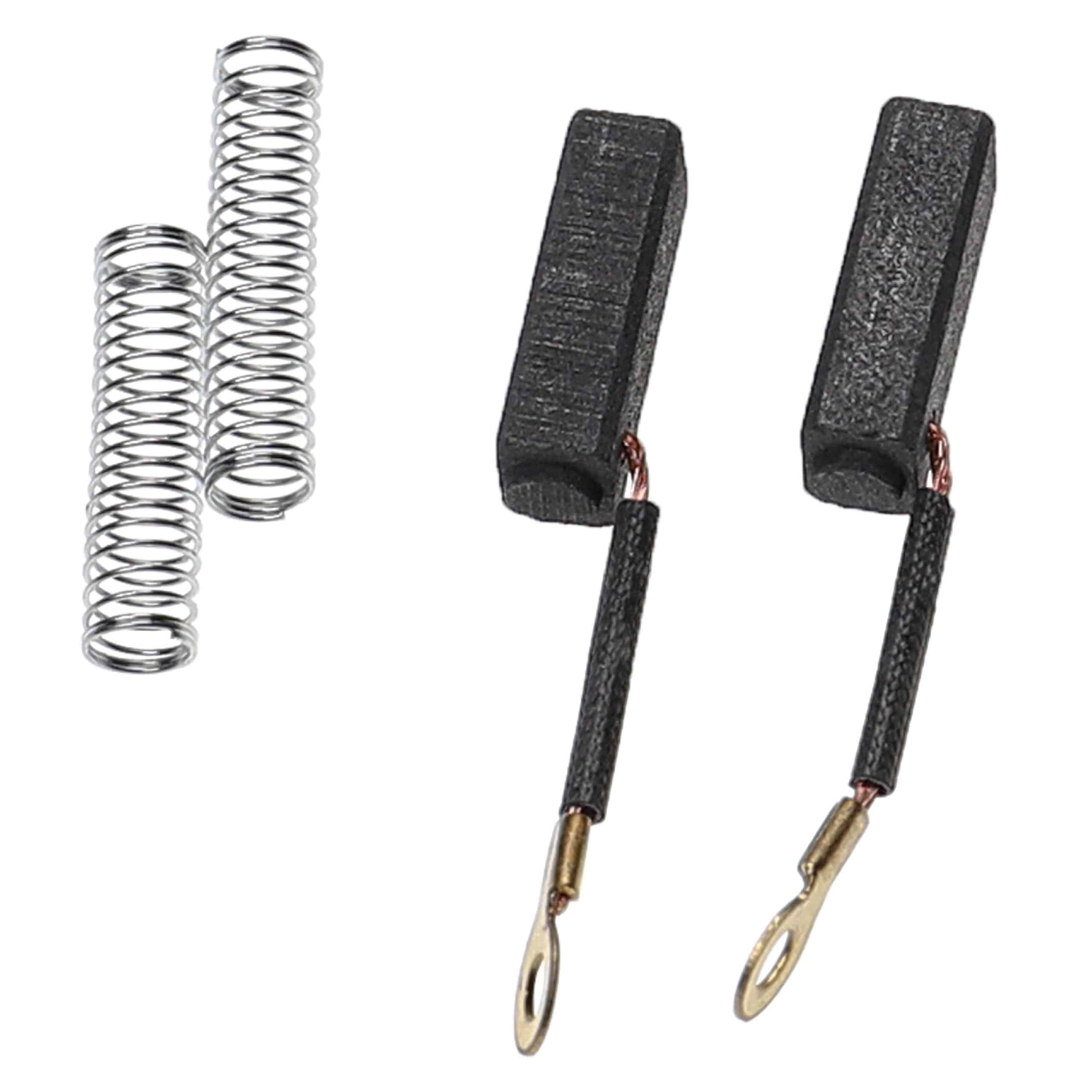 2x Carbon Brush as Replacement for MZ 0816.1-202 Electric Power Tools + Spring, 6 x 8 x 20mm
