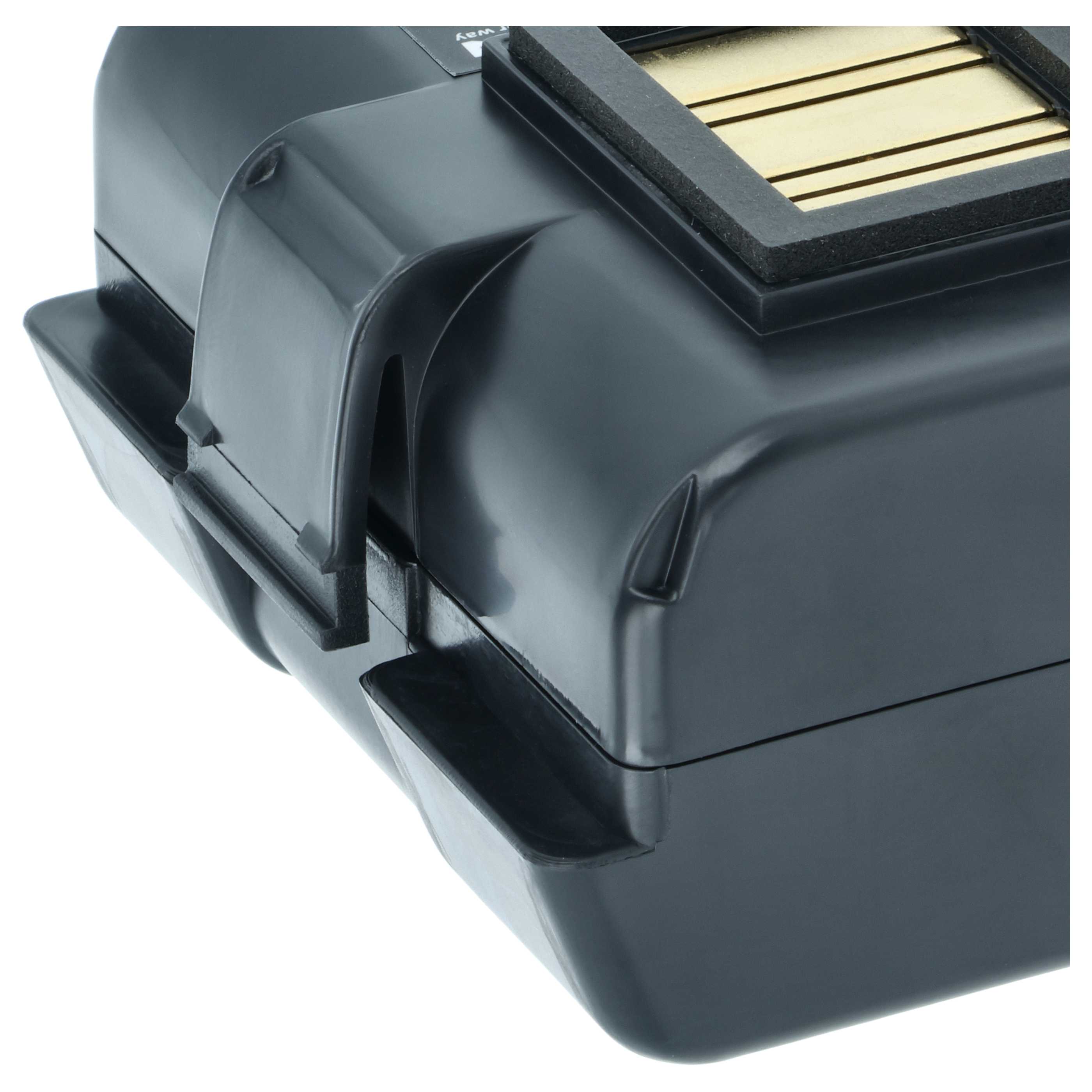 Drucker-Akku (2 Stück) als Ersatz für Zebra AT16004, BTRY-MPP-34MA1-01 - 5200mAh 7,4V Li-Ion