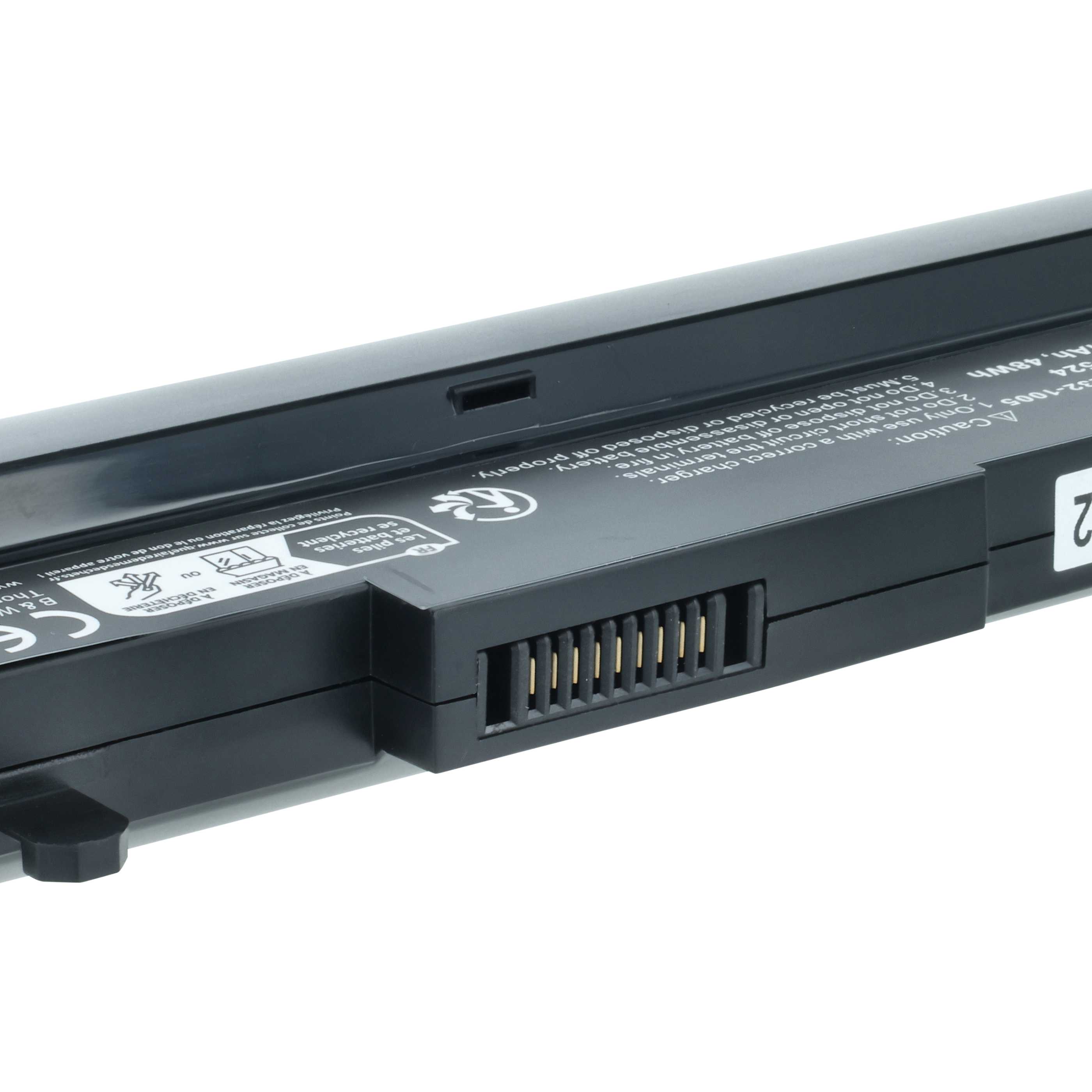Batteria sostituisce Asus 70-OA1B1B2100, 0B20-00KA0AS, 90-OA001B9000 per notebook - 4400mAh 11,1V Li-Ion nero
