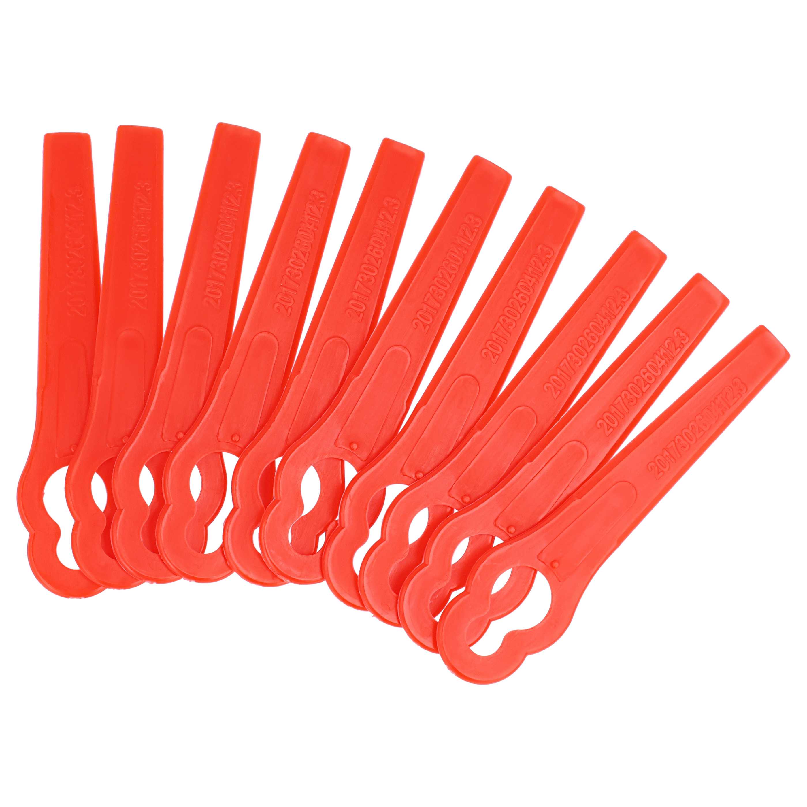 10x Lames remplace ALM BQ026 pour débroussailleuse – Couteaux plastique, Rot