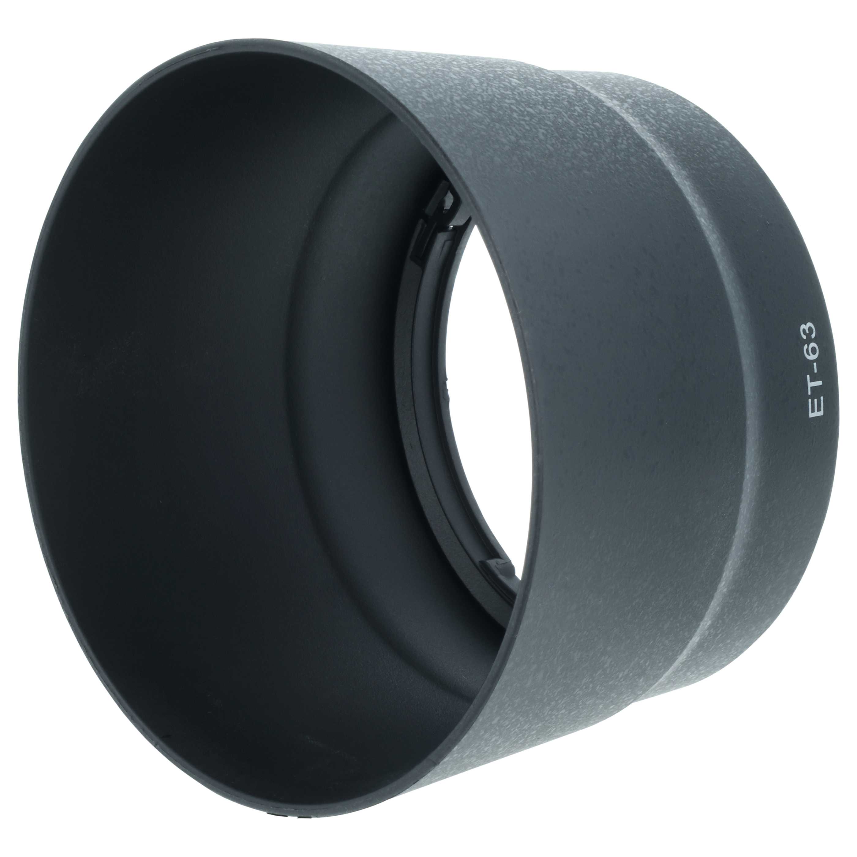Osłona przeciwsłoneczna 58 mm na obiektyw zamiennik Canon ET-63, 8582B001 - okrągły, czarny, plastik