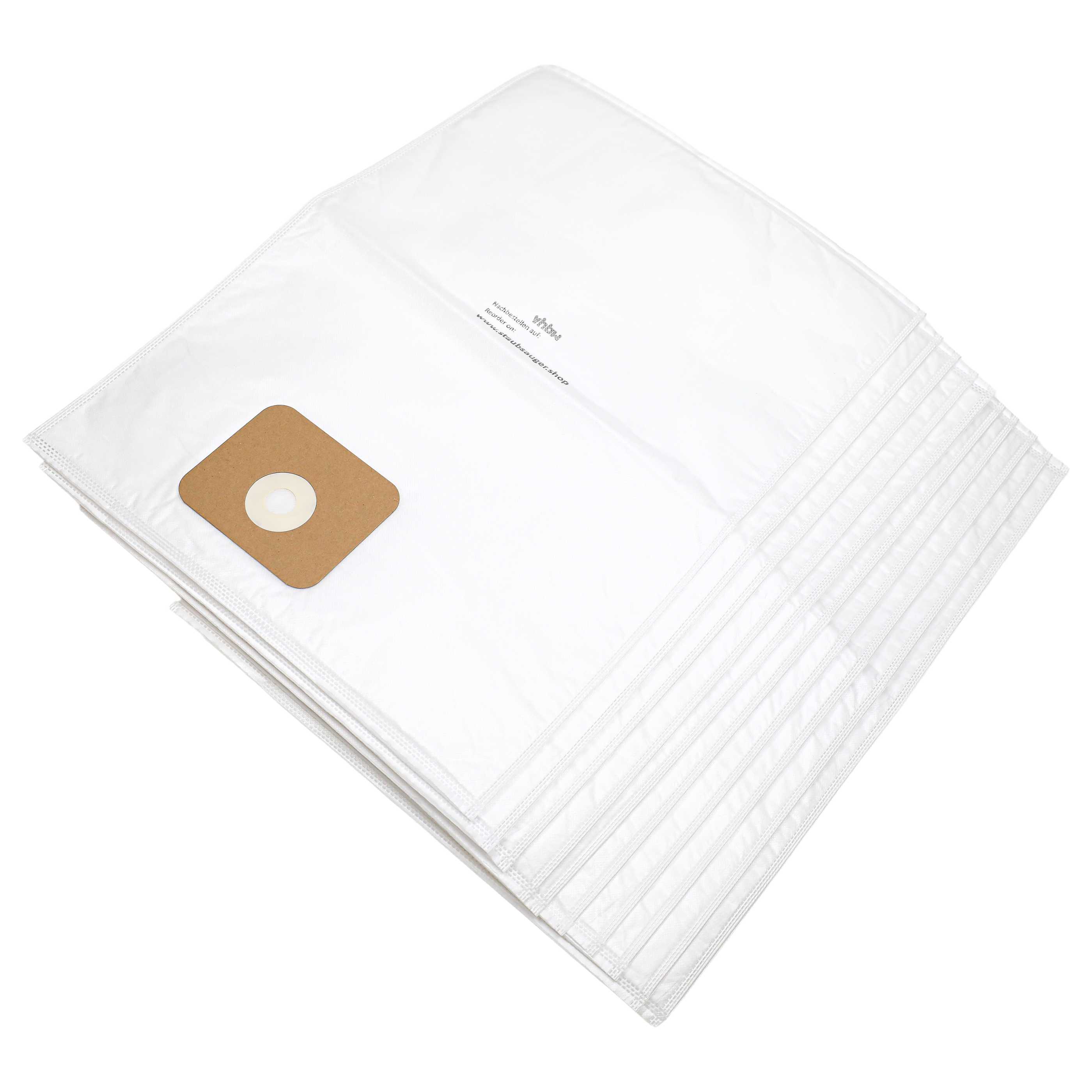 10x Vacuum Cleaner Bag replaces Nilfisk 107402336, 5715492061518 for Nilfisk Vacuum Cleaners - microfleece