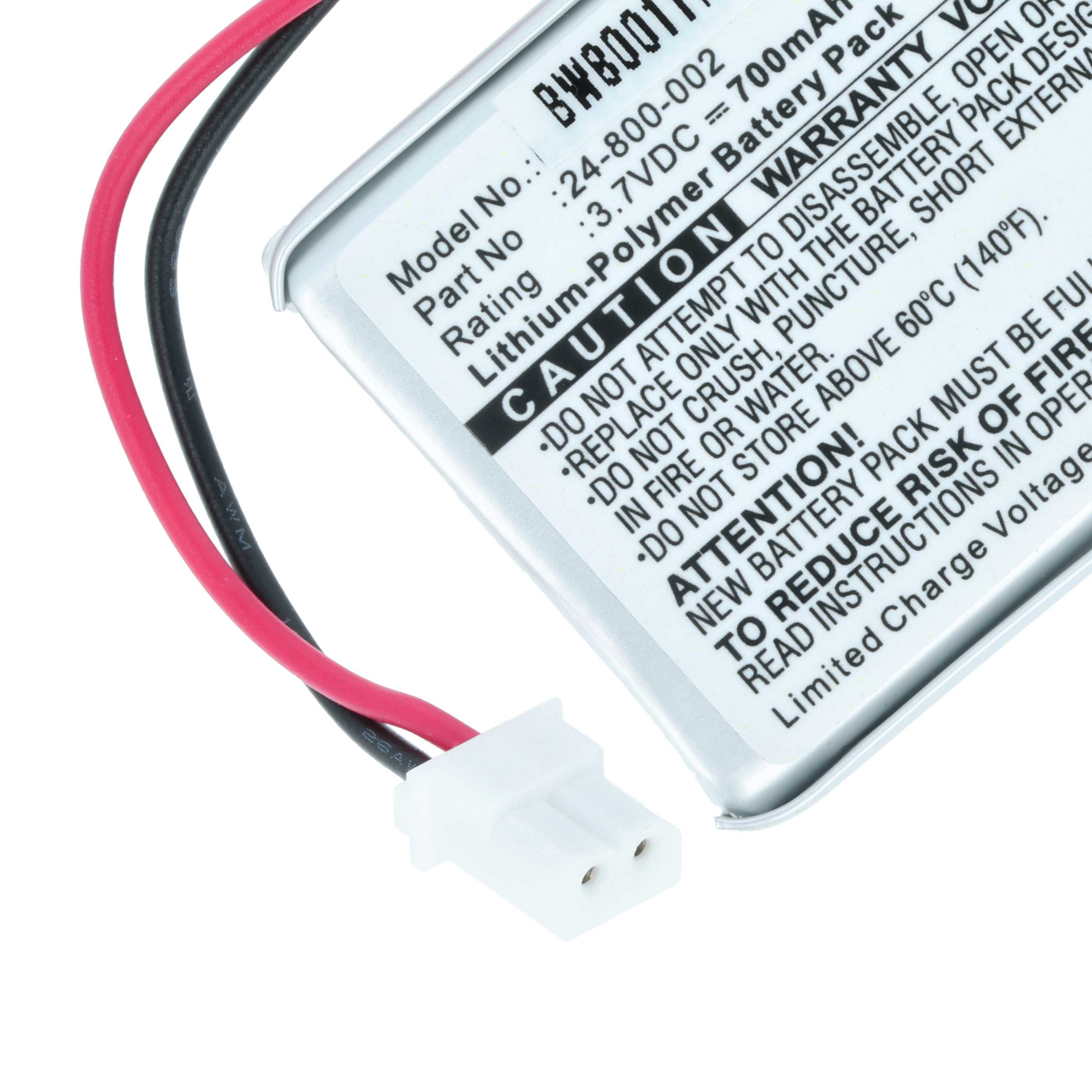 Batterie remplace Solar LED Light 24-800-006, 24-800-002 lampe solaire - 700mAh 3,7V Li-polymère