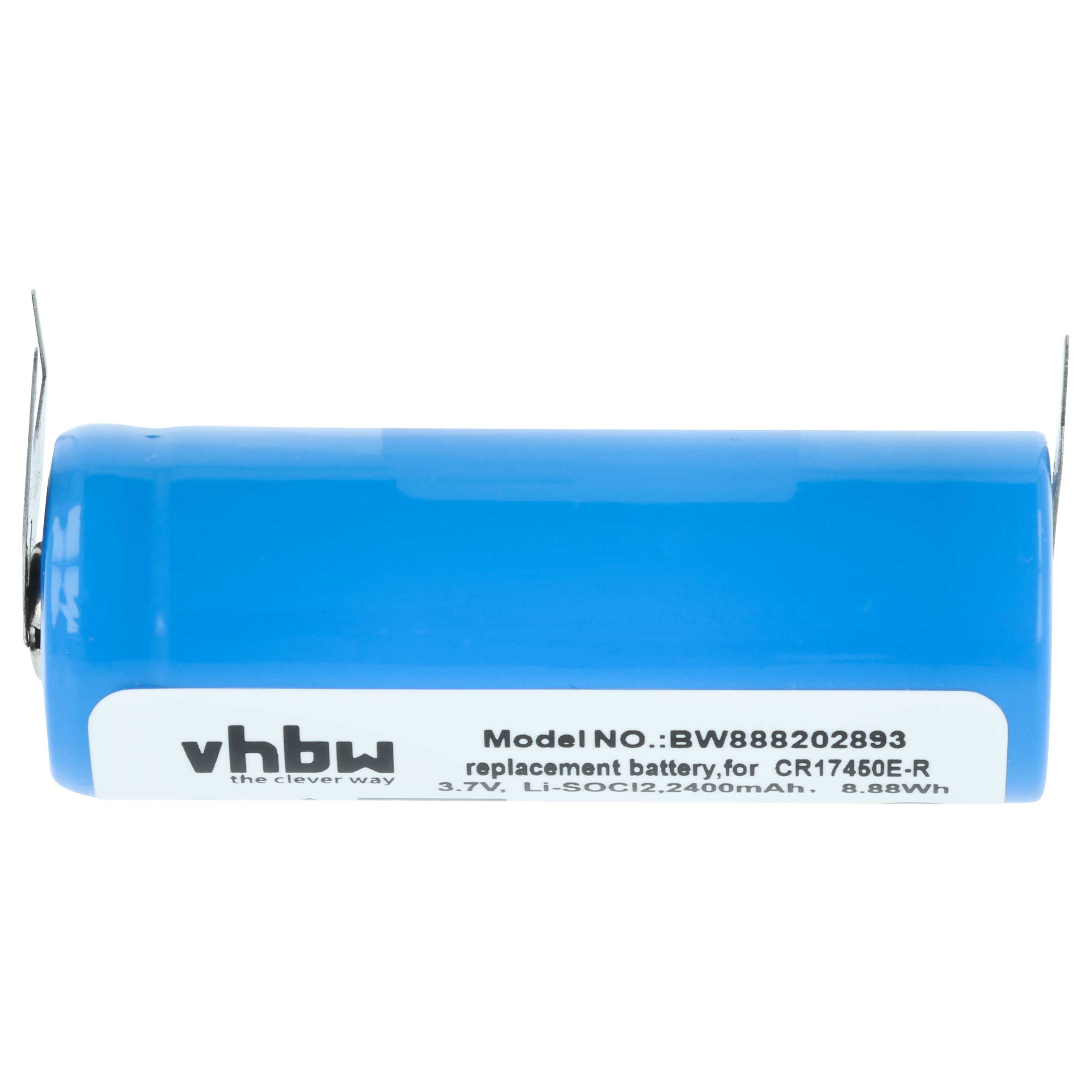 5x Bateria zamiennik CR17450E-R - 2400 mAh 3 V Li-Ion