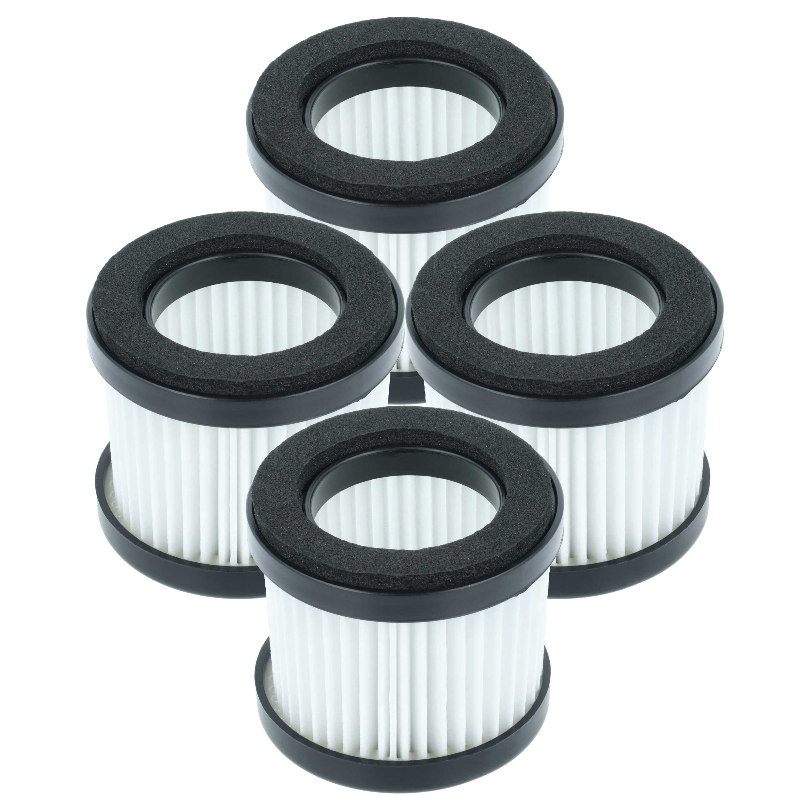 4x Filtro reemplaza Kärcher 2.863-328.0 para aspiradora - negro / blanco