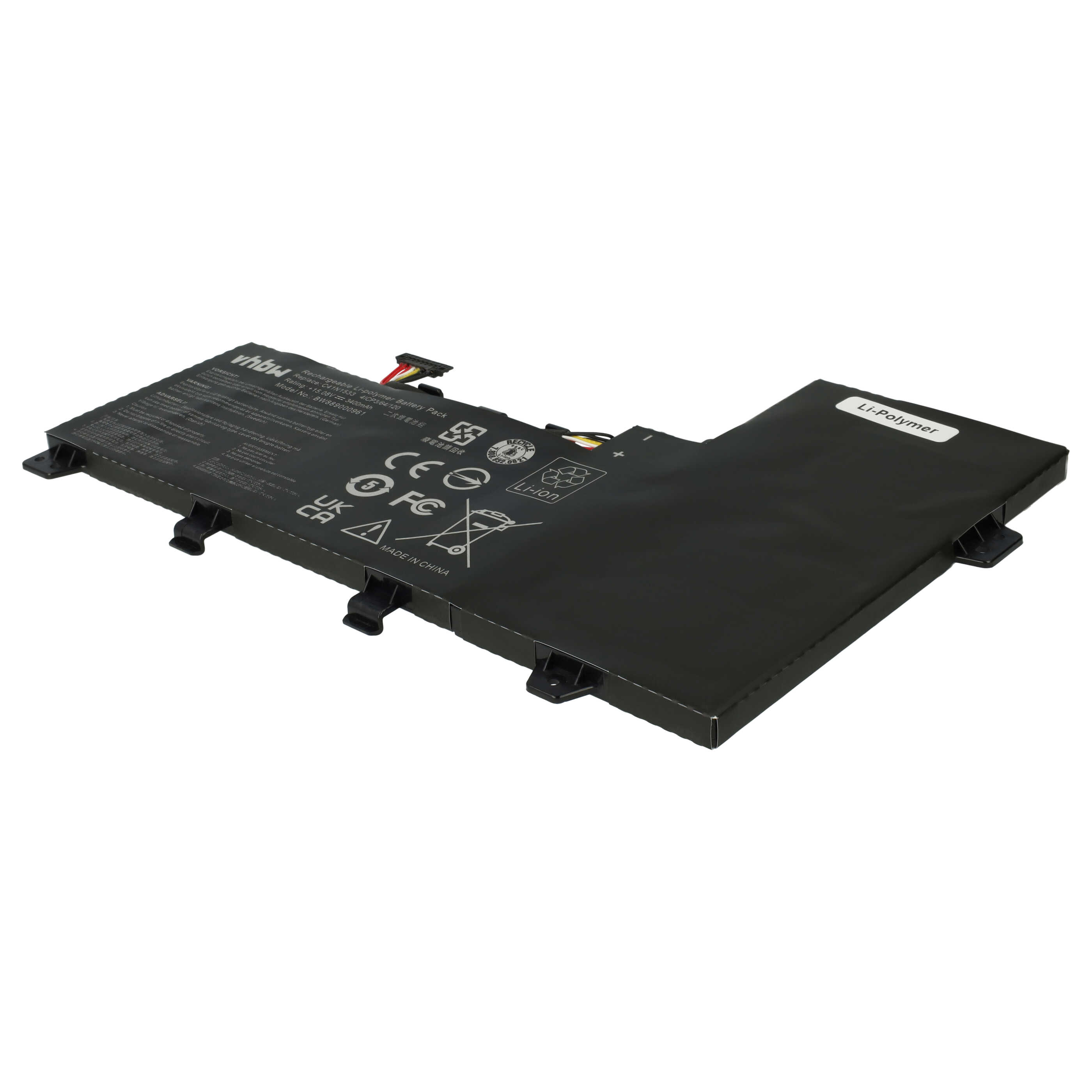 Akumulator do laptopa zamiennik Asus C41N1533 (4ICP3/82/120), 0B200-02010200 - 3400 mAh 15,08 V LiPo