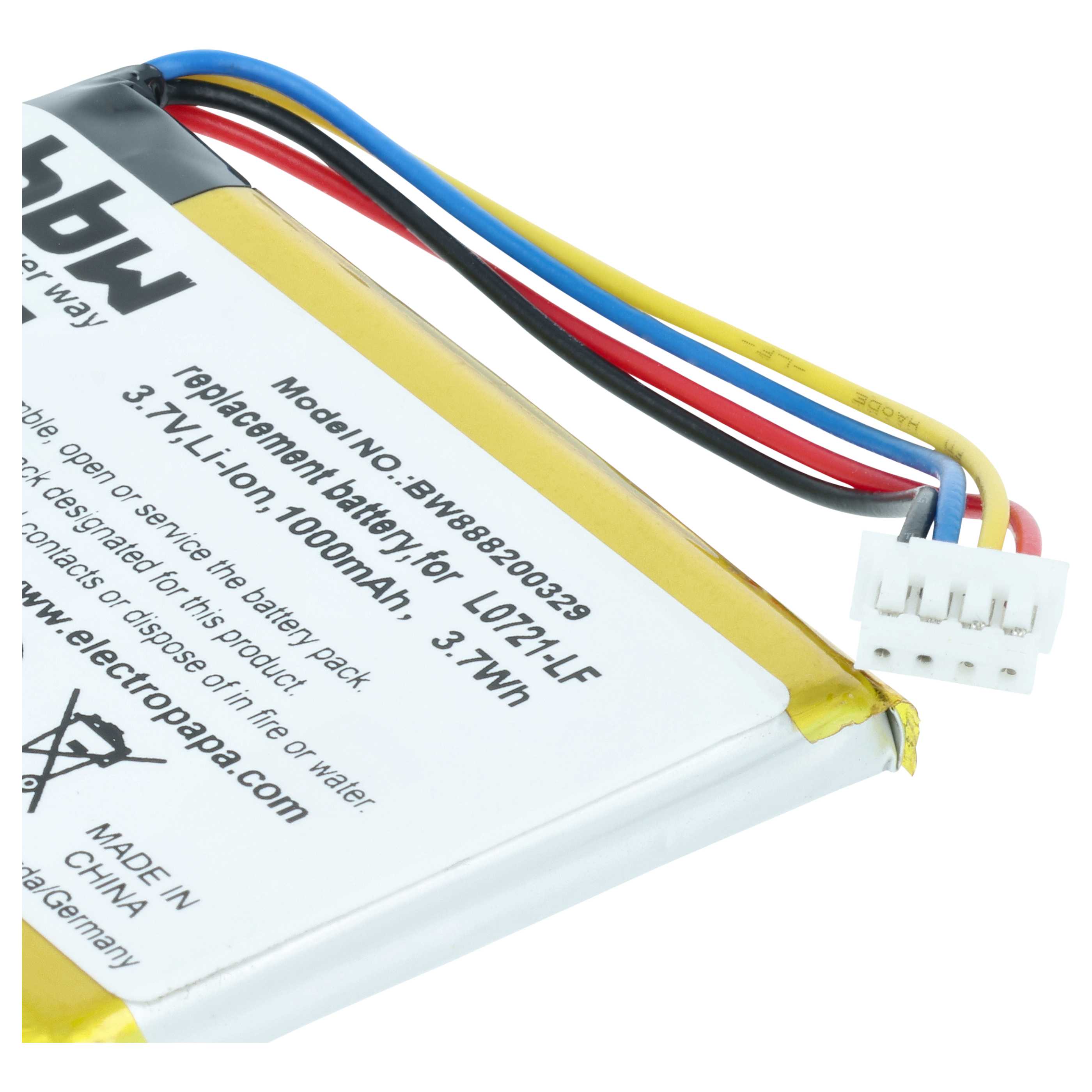 Akumulator do głośnika zamiennik JBL L0721-LF - LiPo 1000mAh
