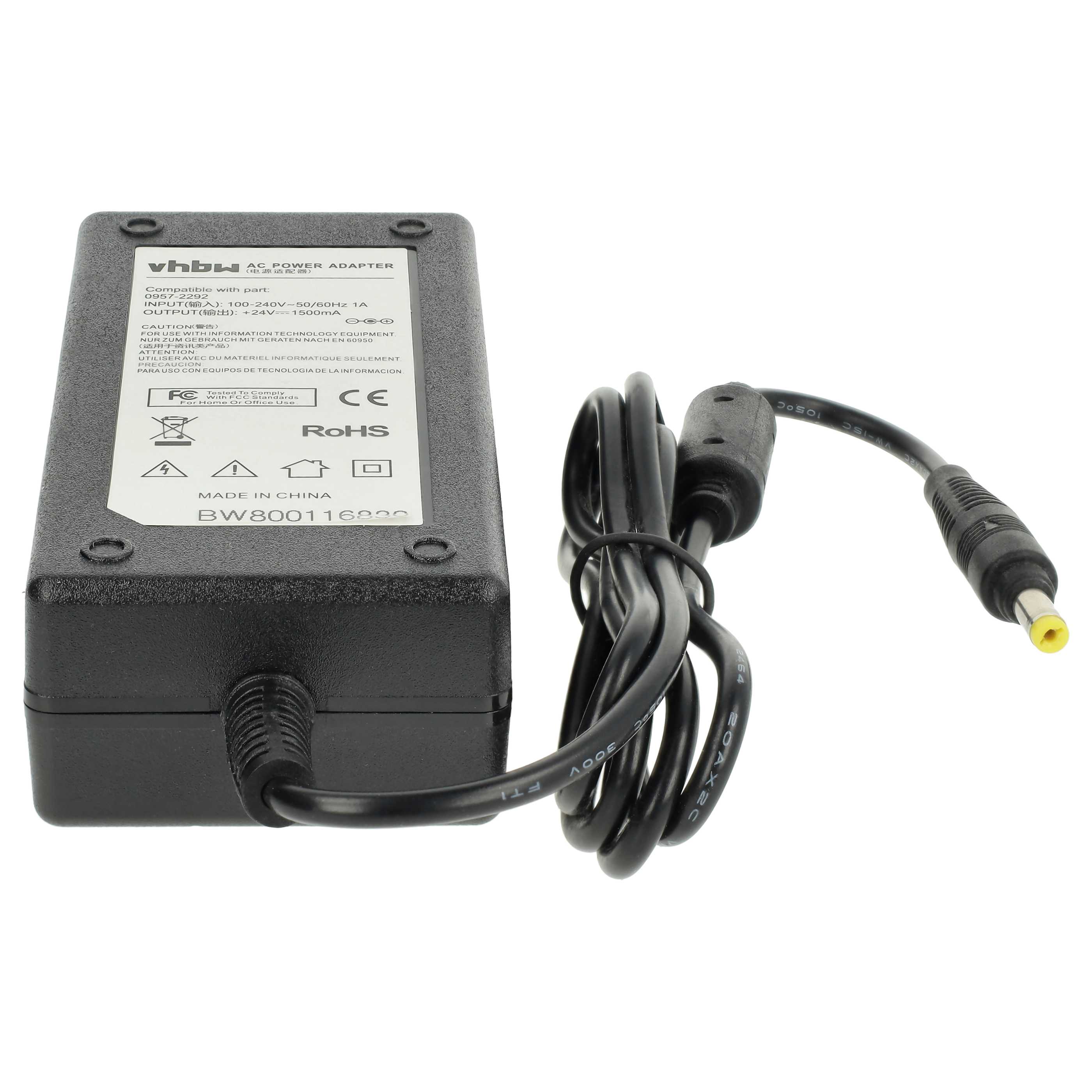 Mains Power Adapter replaces HP 0957-2292 for HP Scanner - 14 cm