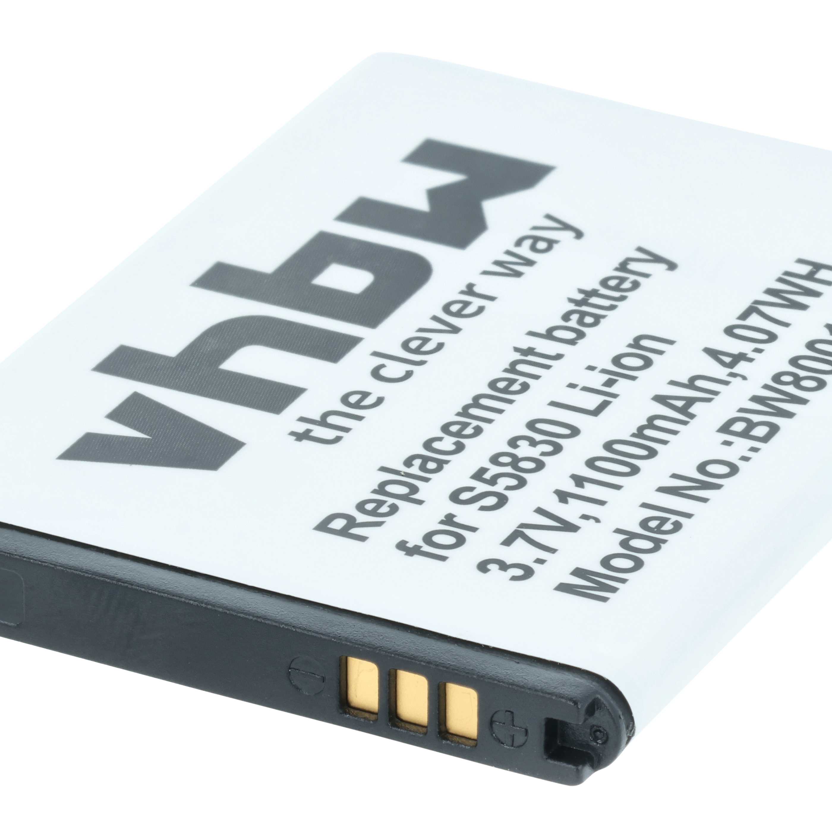 Mobile Phone Battery replaces Samsung EB494358VU - 1100 mAh 3.7 V Li-Ion