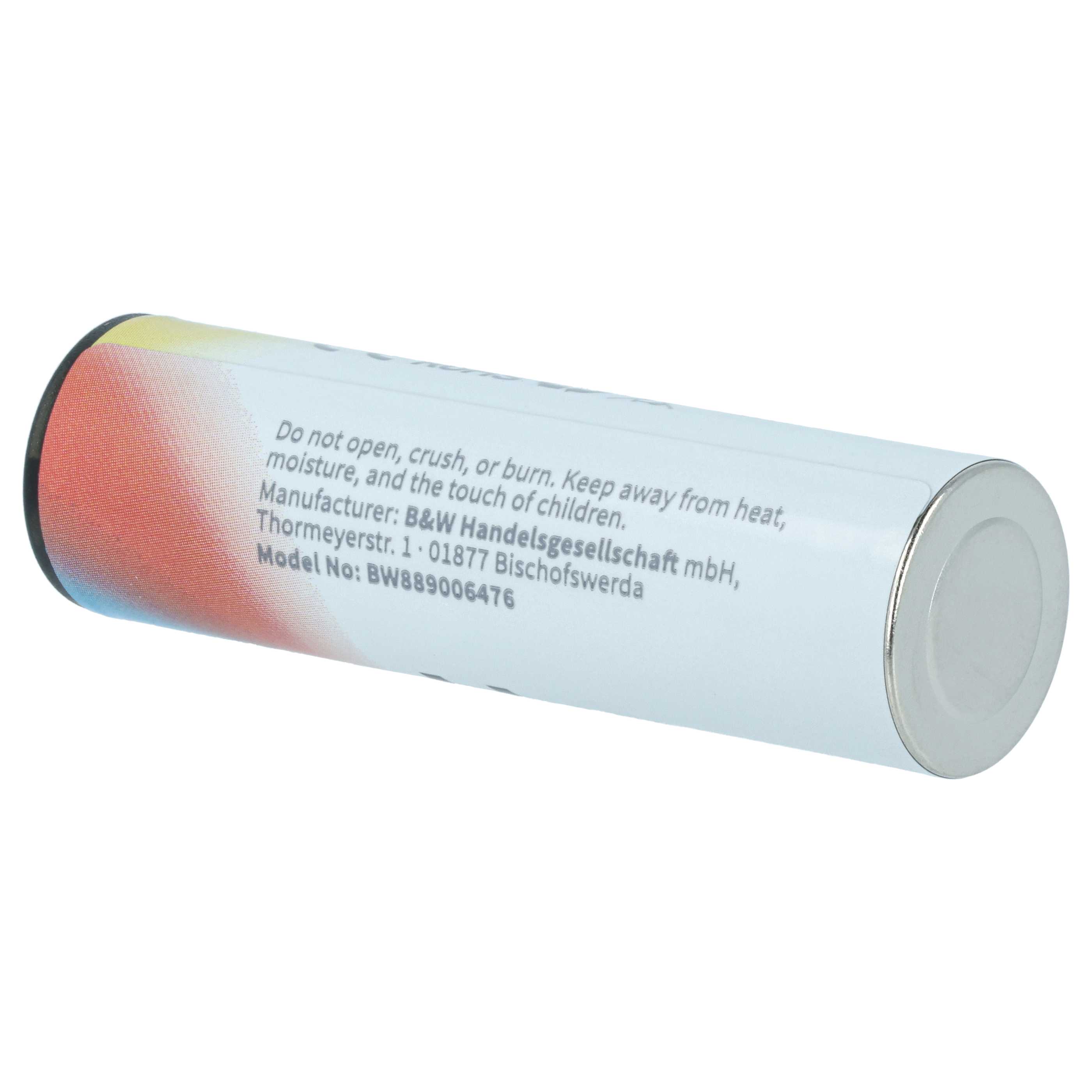 Batteria ricaricabile AA (4 pezzi) - con presa USB C 2047 mAh, 1,5 V, Li-Ion + cavo USB-A / 2x USB-C