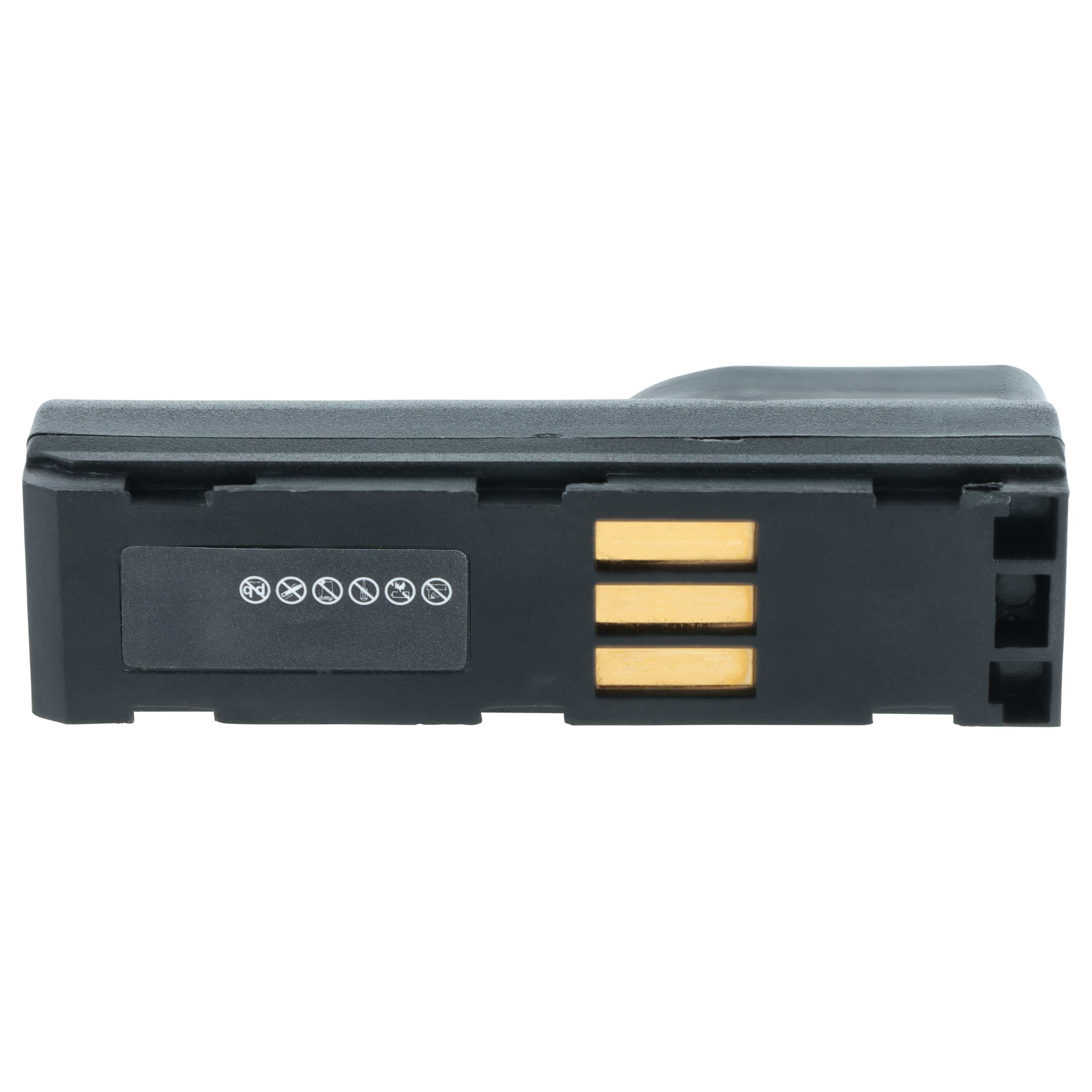 Batería reemplaza Testo 0515 0114, 0515 0046, 0515 0100 para dispositivo medición (3400 mAh, 3,7 V, Li-Ion)