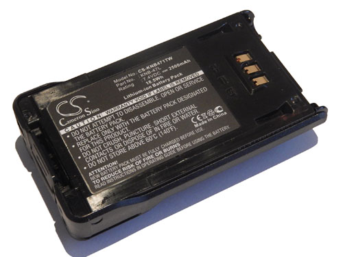 Batterie remplace Kenwood KNB-47L, KNB-48L, KNB-48, KNB-47 pour radio talkie-walkie - 2500mAh 7,4V Li-ion