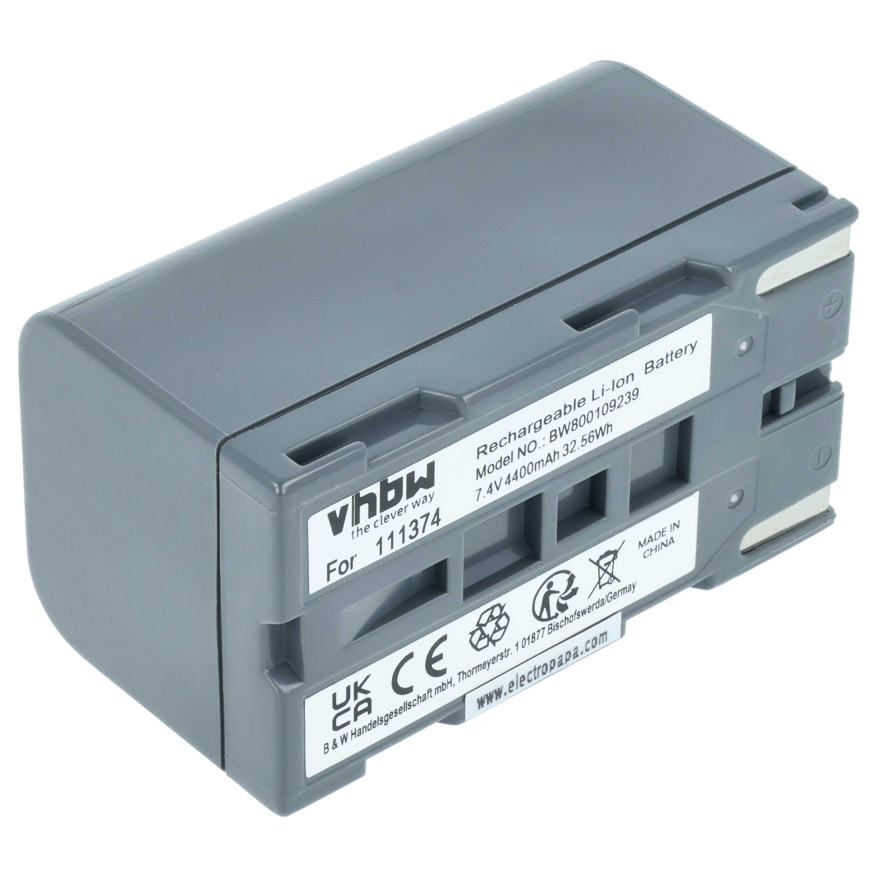 Messtechnik-Akku als Ersatz für 111374 für AshTech - 4400mAh 7,4V Li-Ion