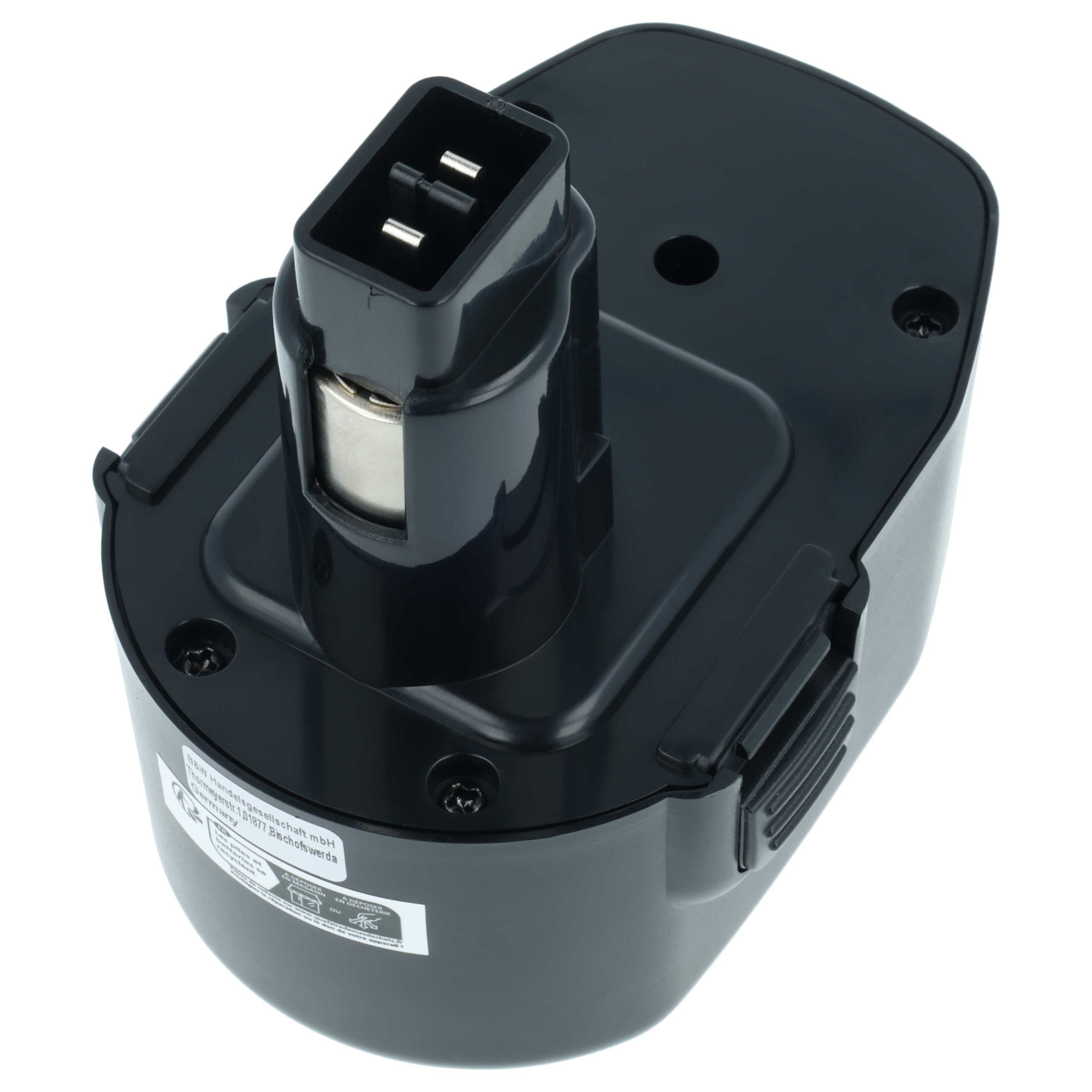 Batteria sostituisce Dewalt DE9092, DE9091, DE9502, DE9094, DC9091, DE9038 per attrezzo - 1,5Ah 14,4V NiMH