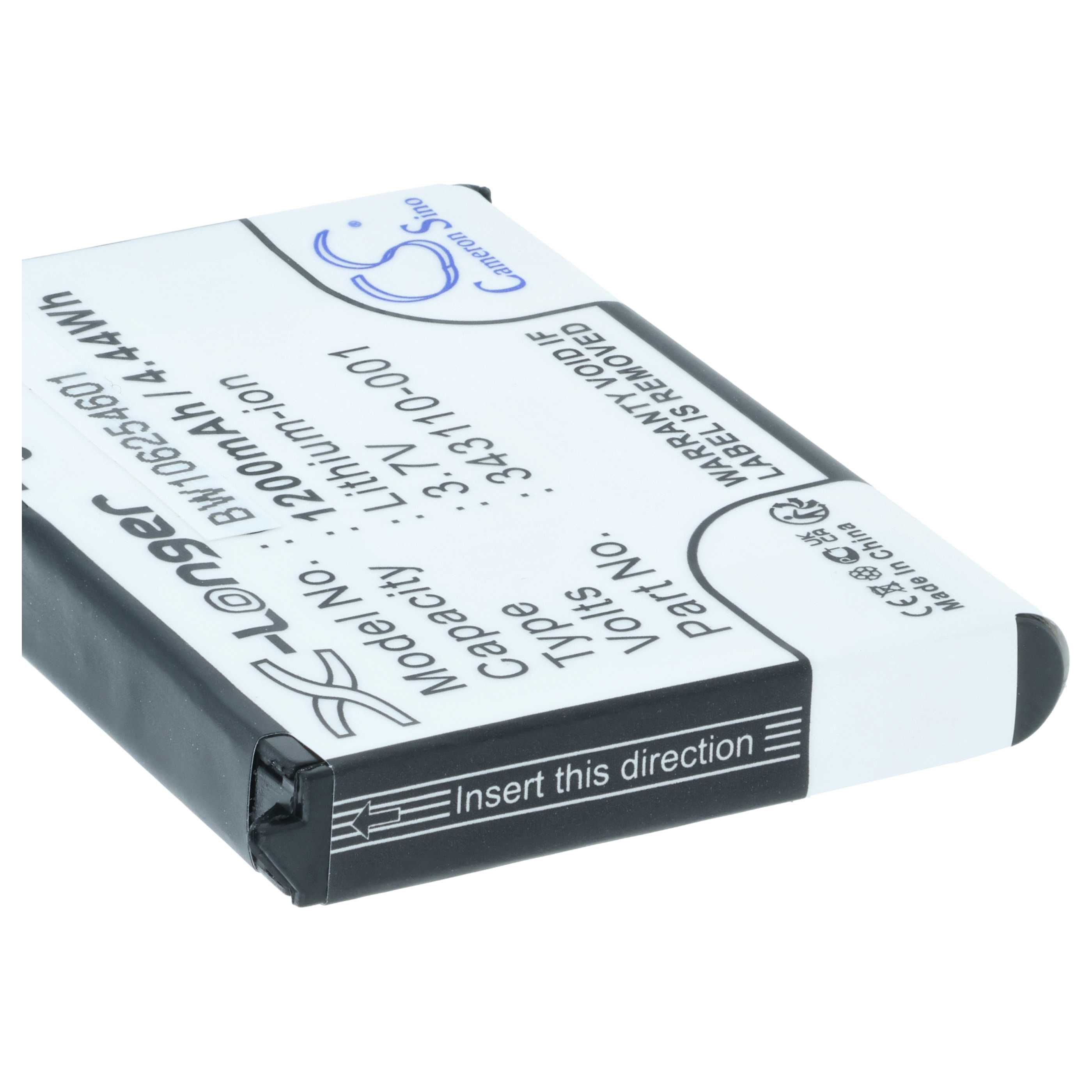 Handheld Computer Battery replaces Fujitsu Siemens PL400MB, PL400MD, PZX65, 10600405394 - 1000mAh, 3.7V