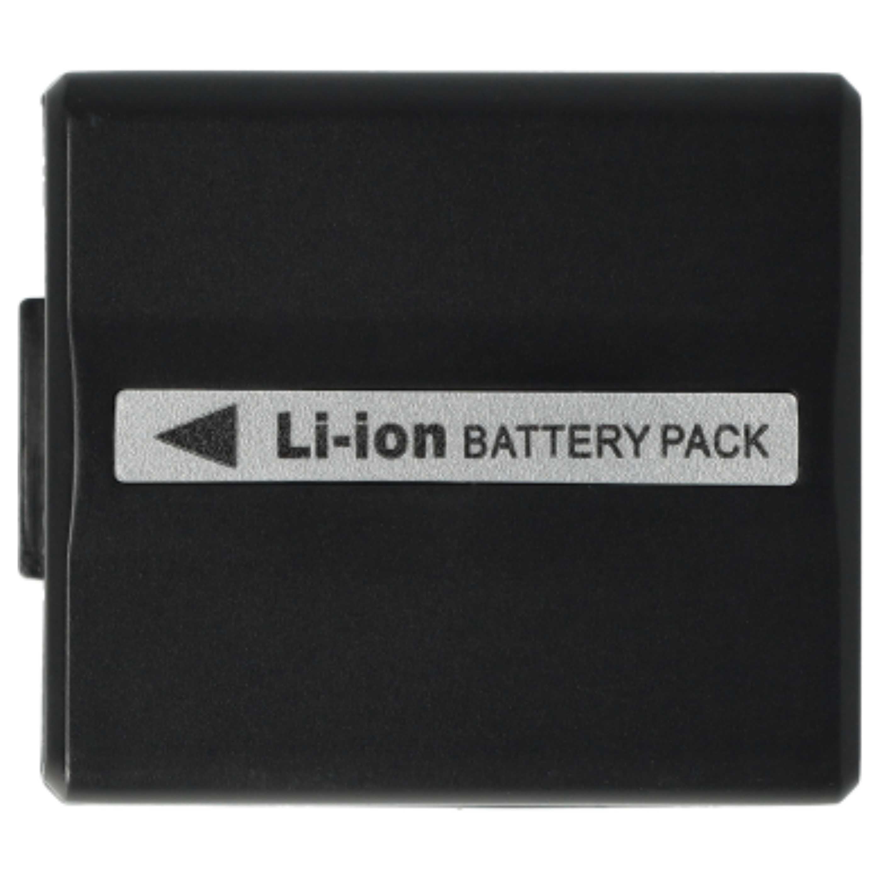 Videocamera Battery (2 Units) Replacement for Hitachi DZ-BP07s, DZ-BP14s, DZ-BP21s - 600 mAh 7.2 V Li-Ion