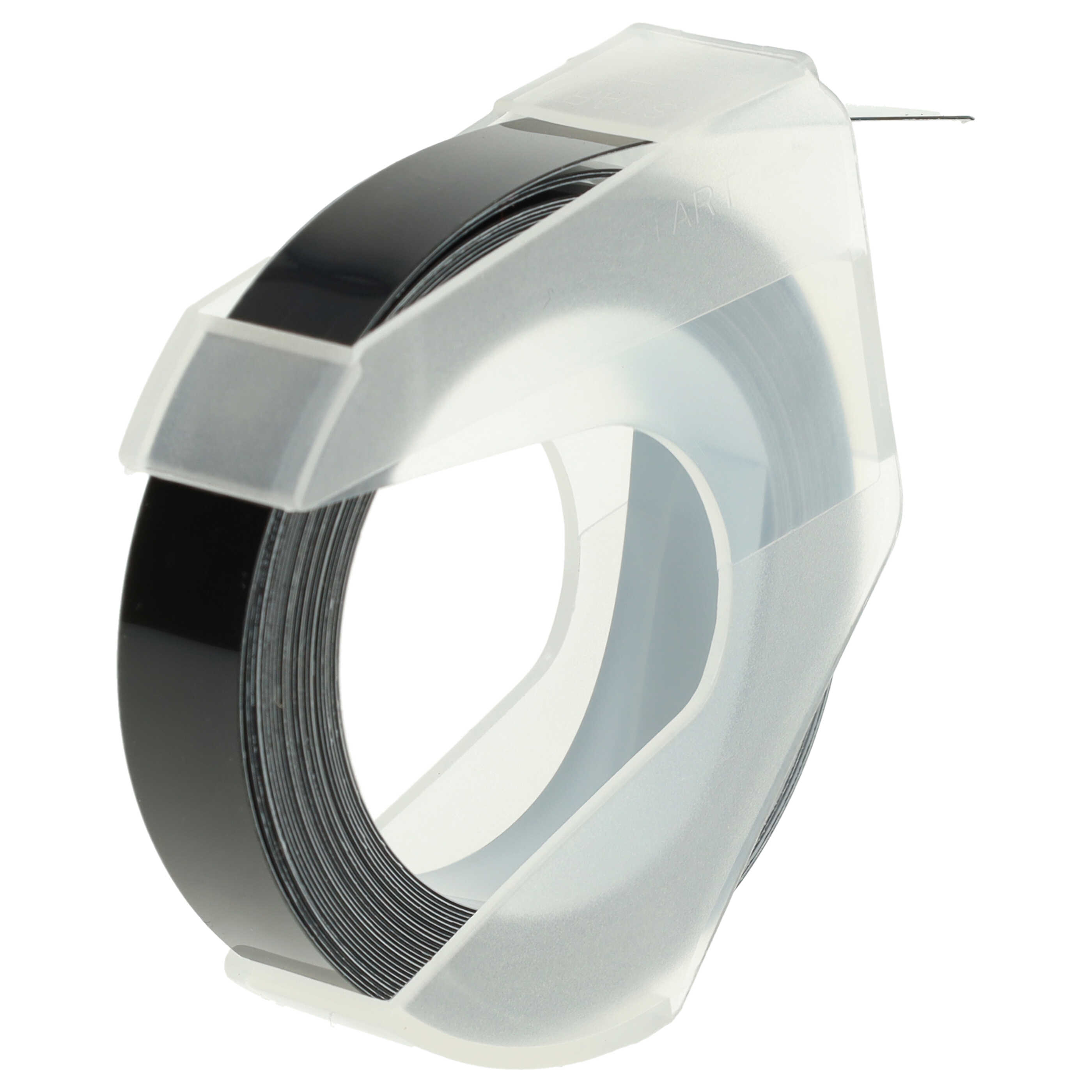 Casete cinta relieve 3D Casete cinta escritura reemplaza Dymo 520109, 0898130, S0898130 Blanco su Negro