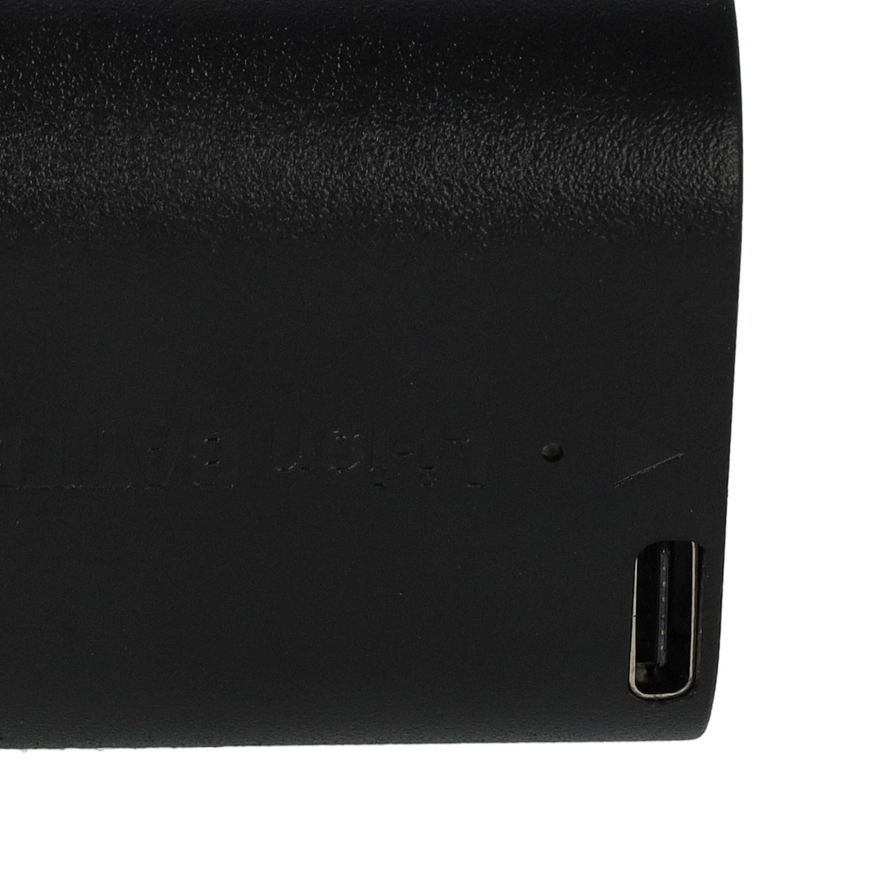 Batería reemplaza Canon LP-E6 para cámara Blackmagic - 2250 mAh 7,4 V Li-Ion, con clavija (h) USB C