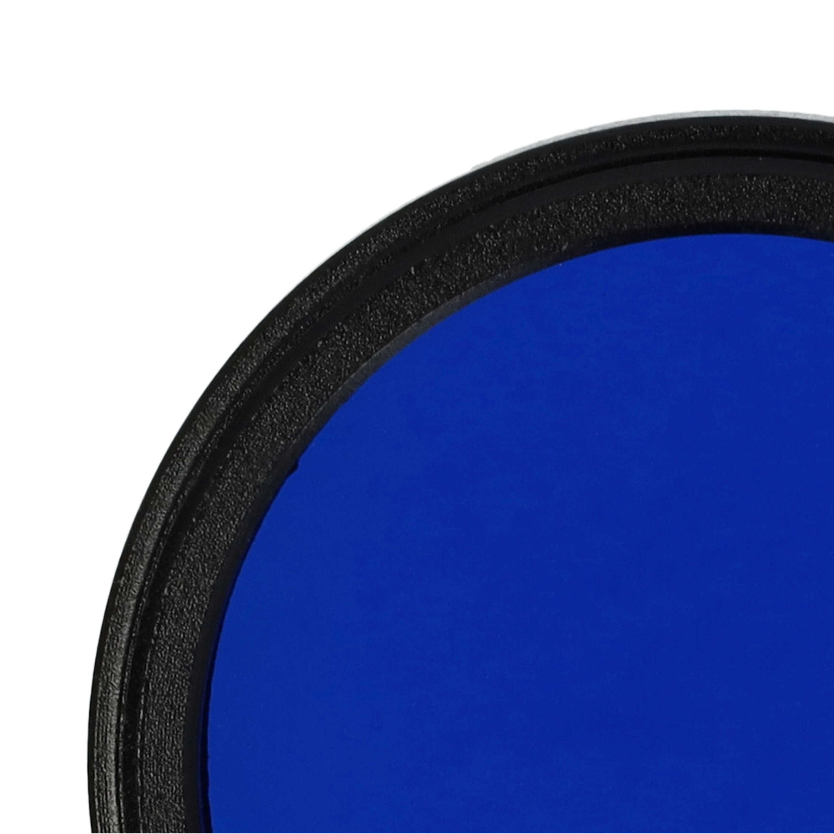 Farbfilter blau passend für Kamera Objektive mit 37 mm Filtergewinde - Blaufilter