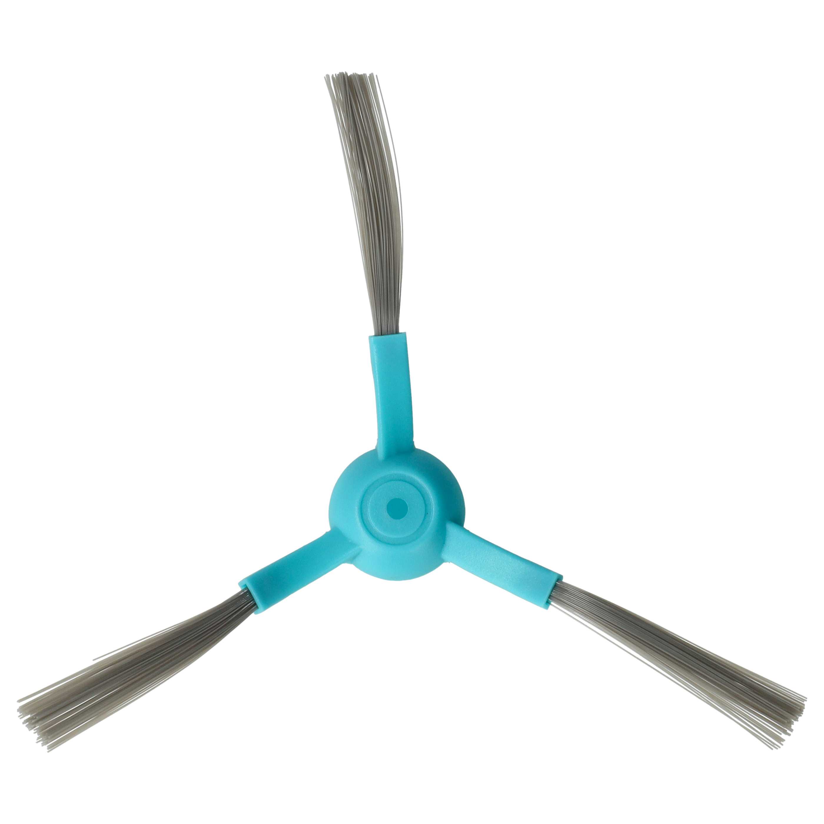2x Side Brush suitable for Proscenic M6 Pro Robot Vacuum Cleaner - 3-armed, black, light blue