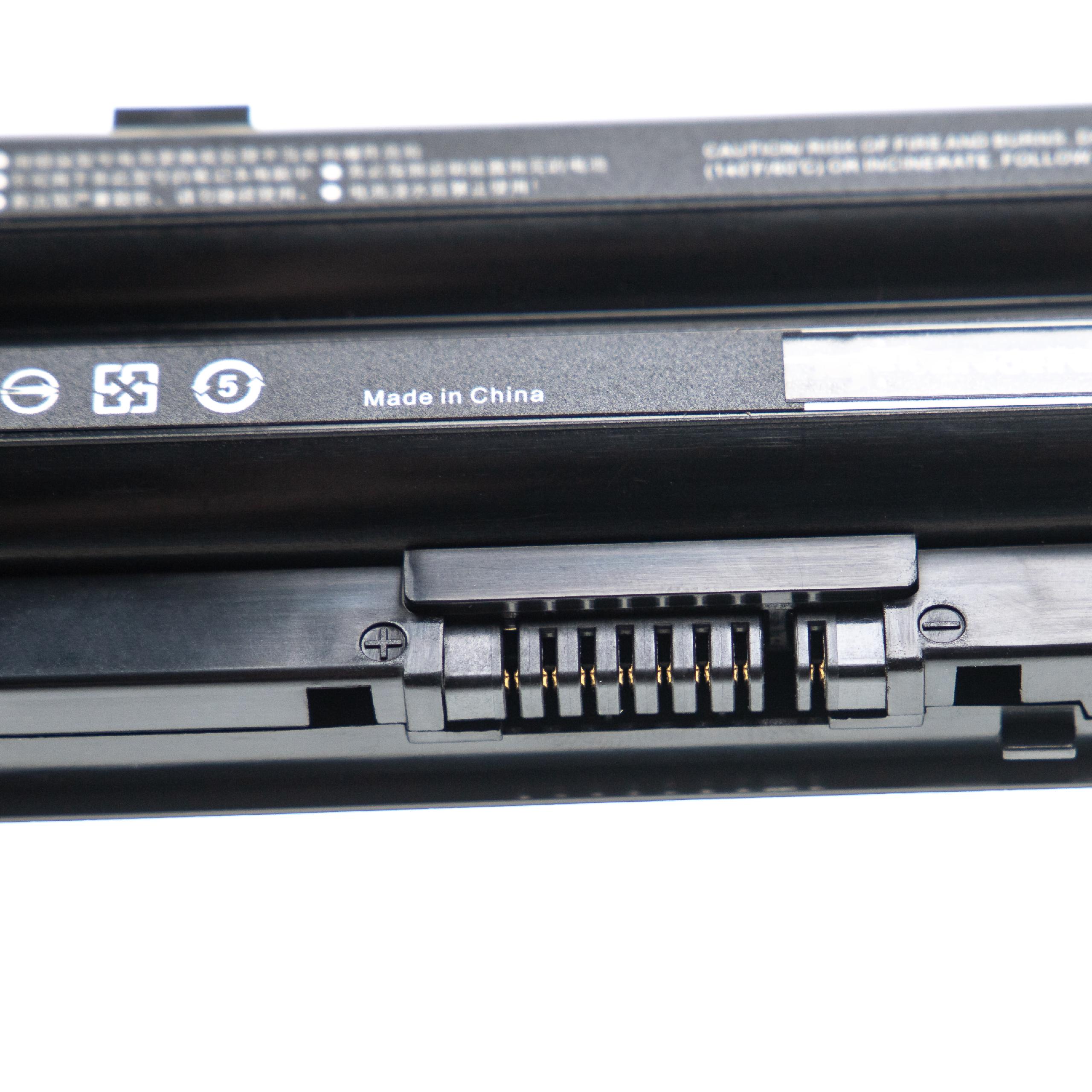 Batterie remplace Fujitsu BPS229, FMVNBP227A, BPS231 pour ordinateur portable - 4400mAh 10,8V Li-ion, noir