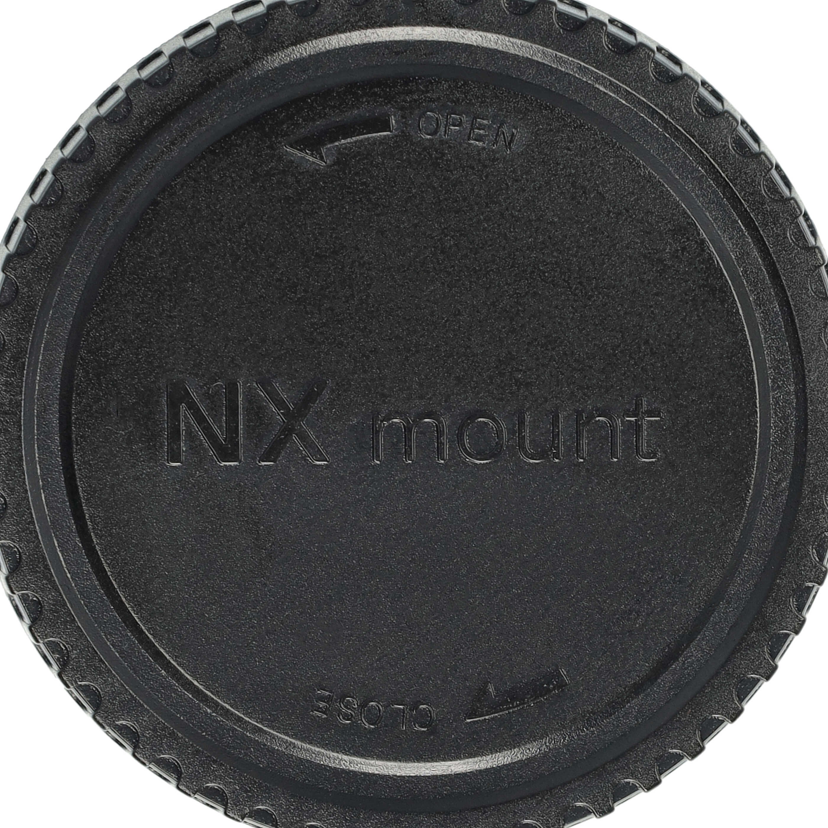 Tapa trasera objetivo para NX5 Samsung con montura / bayoneta NX - negro