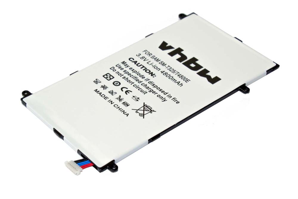 Batterie remplace Samsung T4800E pour tablette - 4800mAh 3,8V Li-polymère