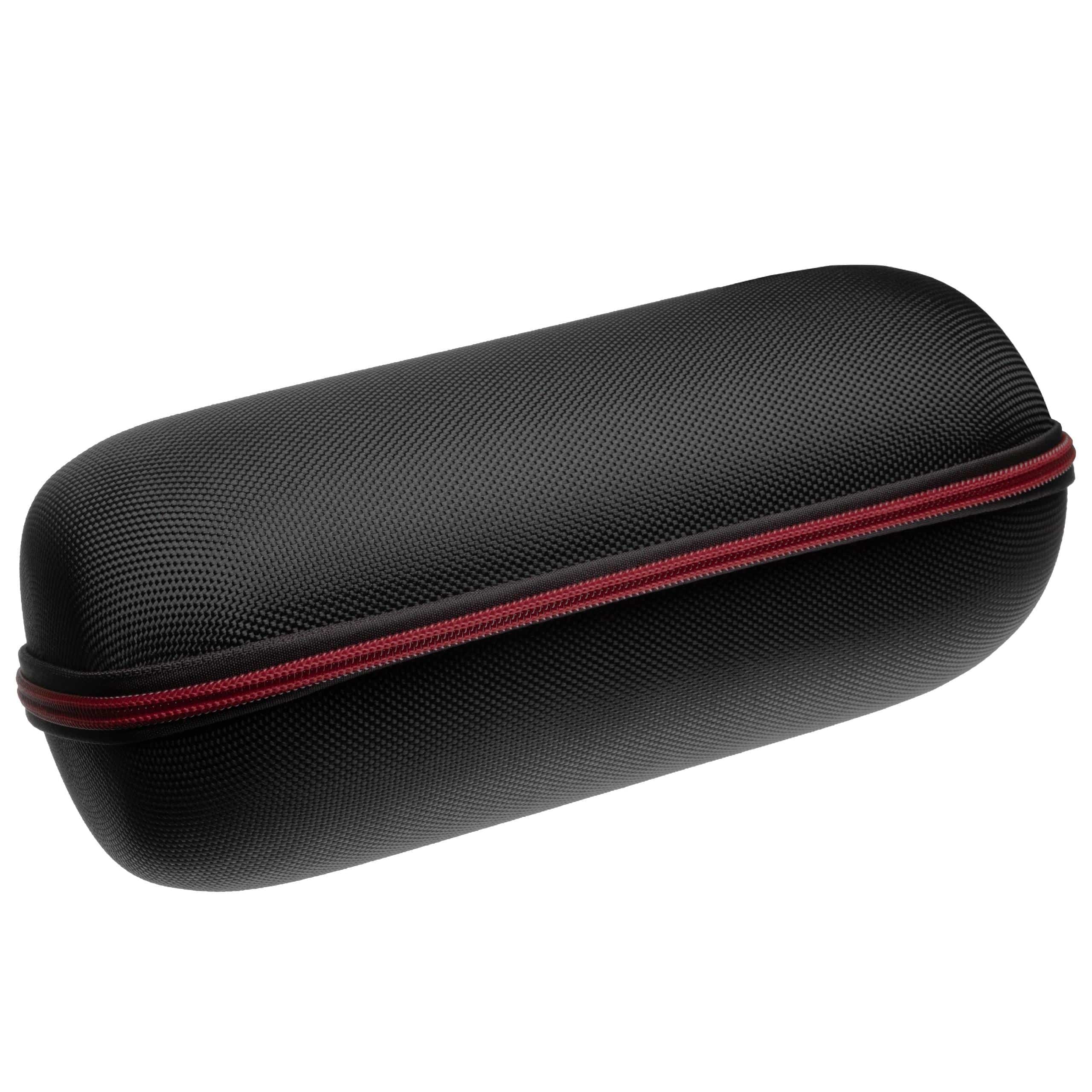 Tasche passend für JBL Charge 4 Lautsprecher - Nylon, Schwarz, Rot, Mit Tragegurt