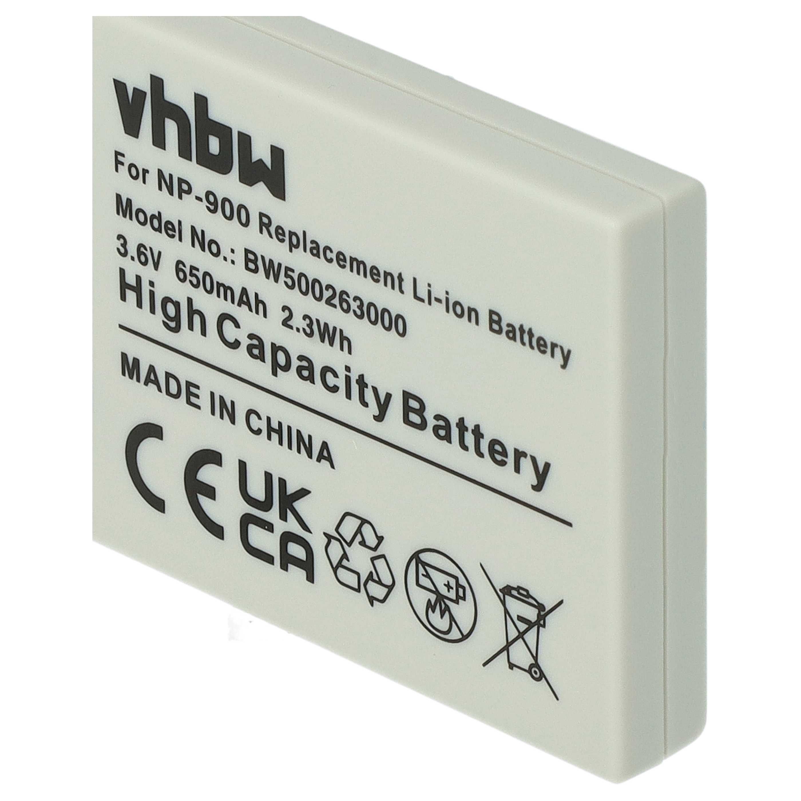 2x Batteries remplace Avant BATS4 pour appareil photo TCM- 650mAh 3,6V Li-ion