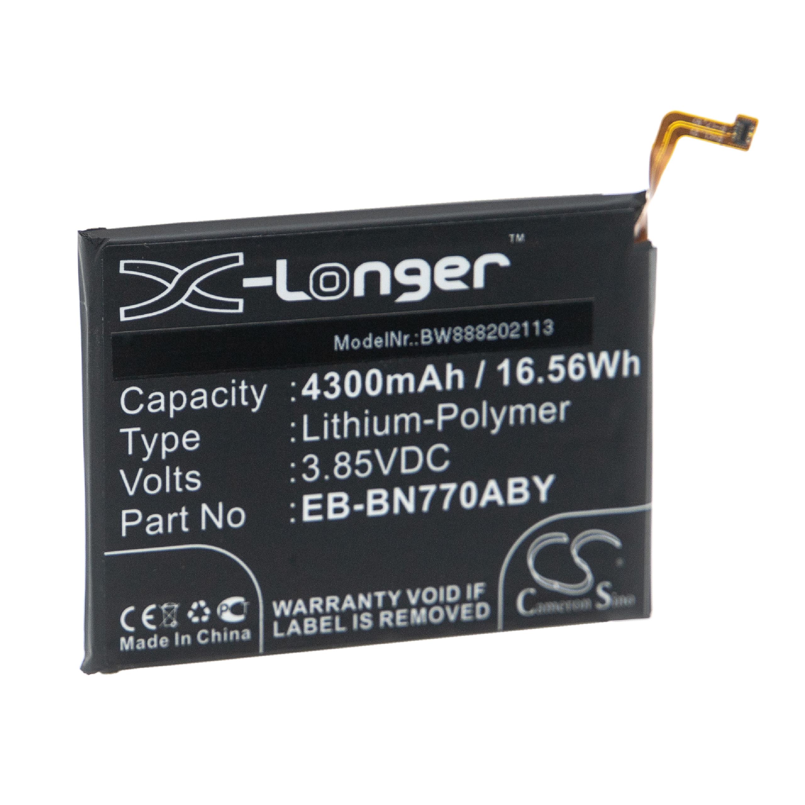 Batteria sostituisce Samsung EB-BN770ABY per cellulare Samsung - 4300mAh 3,85V Li-Poly